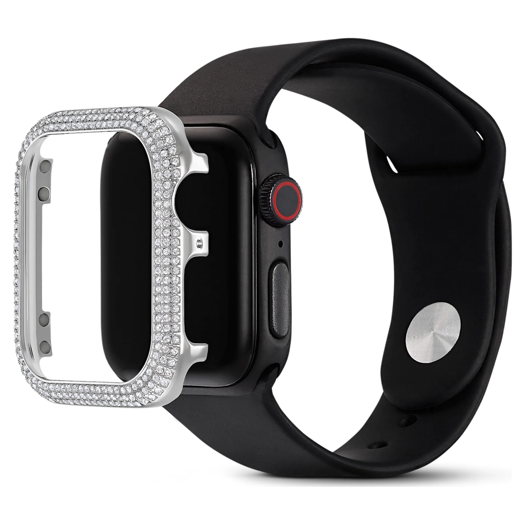 40 mm Sparkling Case compatible with Apple Watch®, Silver tone - Image 3