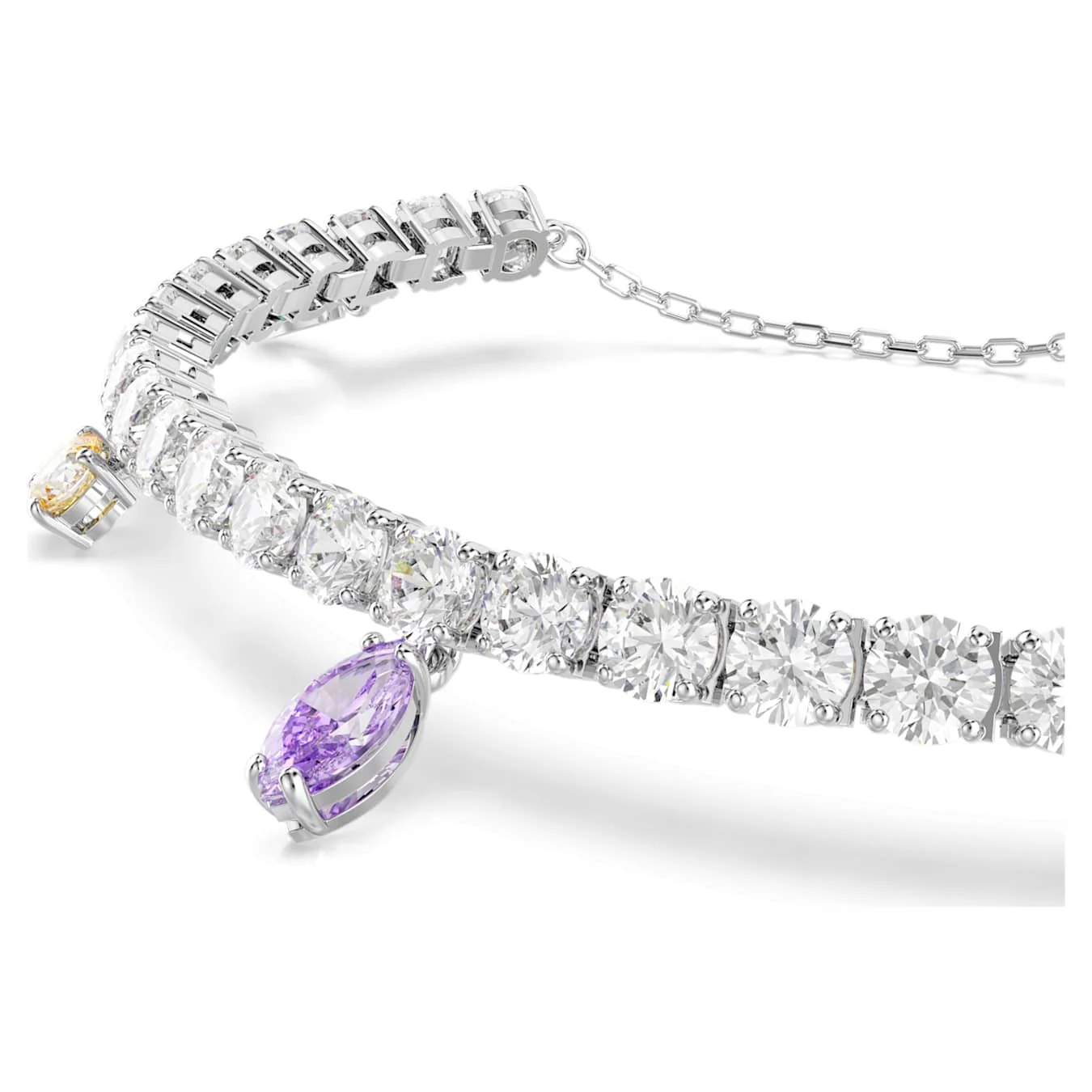Ariana Grande x Swarovski bracelet Mixed cuts, Multicolored, Rhodium plated - Image 3