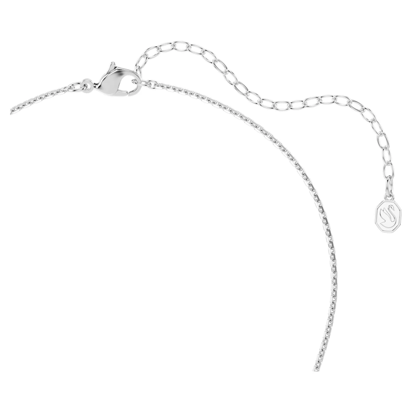 Ariana Grande x Swarovski pendant Crystal Pearl, Round cut, Flower, White, Rhodium plated - Image 4