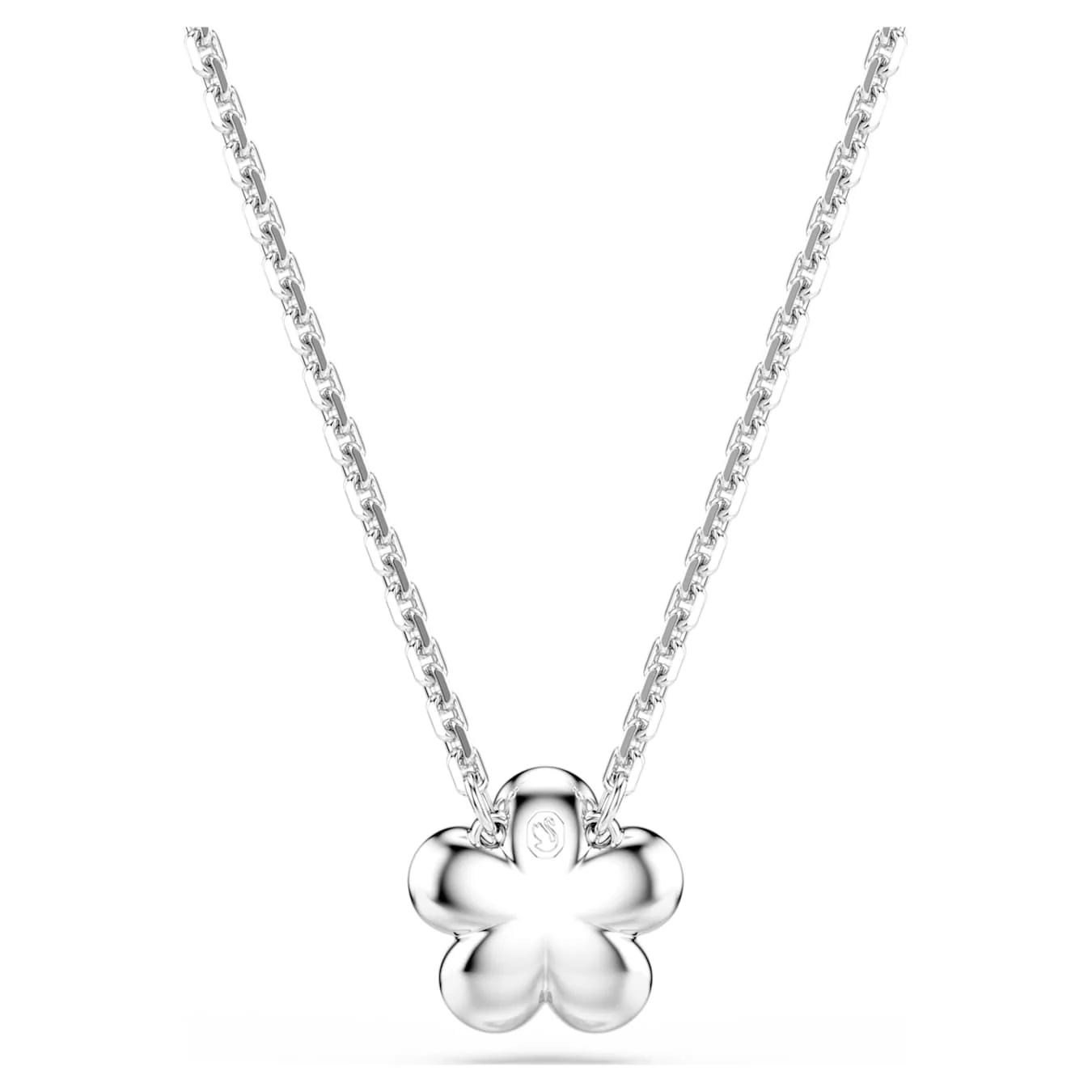 Ariana Grande x Swarovski pendant Crystal Pearl, Round cut, Flower, White, Rhodium plated - Image 5