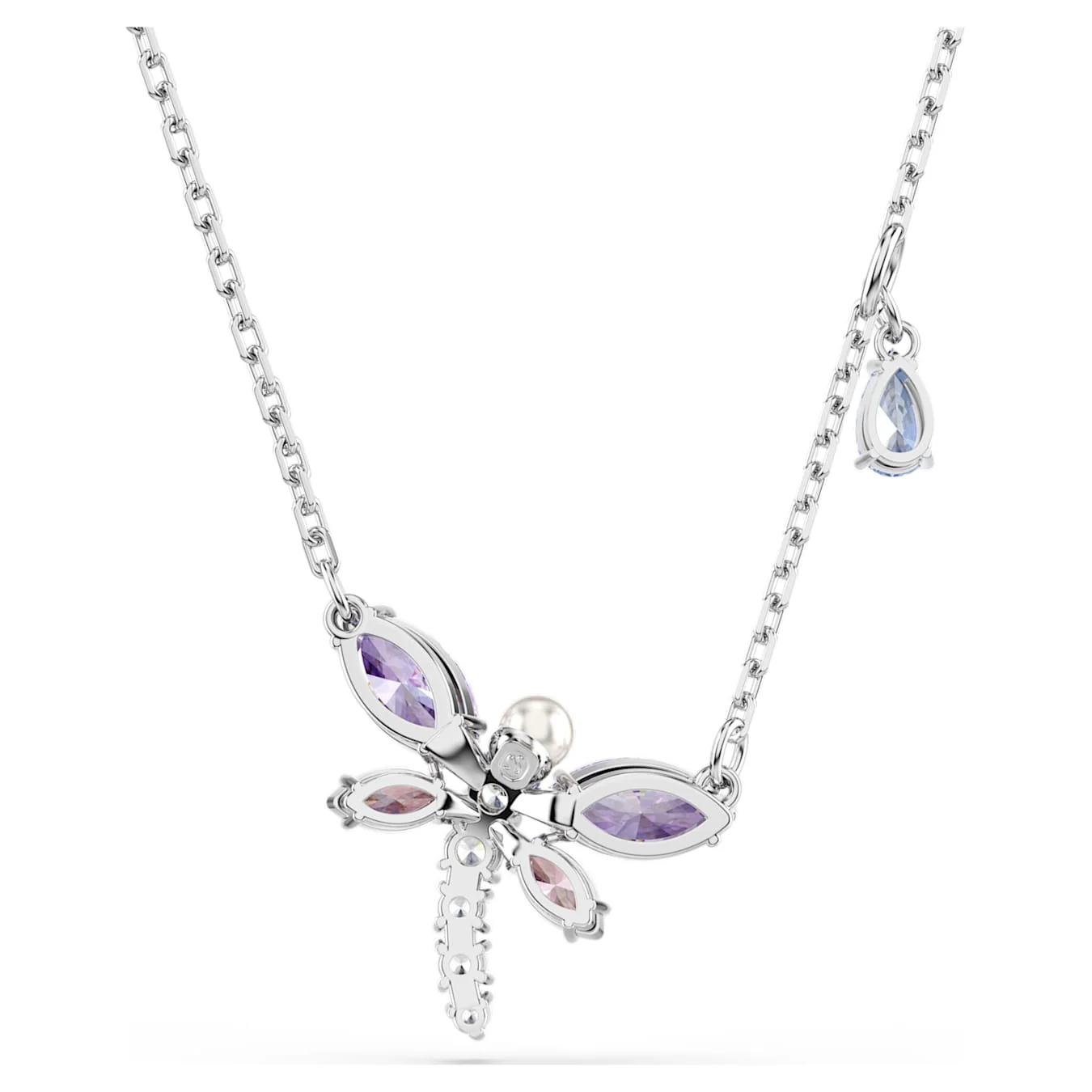 Ariana Grande x Swarovski pendant Mixed cuts, Dragonfly, Multicolored, Rhodium plated - Image 5