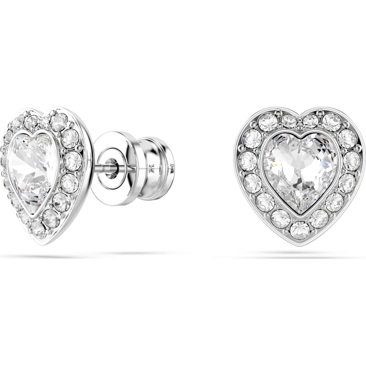 Ariana Grande x Swarovski set Mixed cuts, Heart, White, Rhodium plated - Image 6