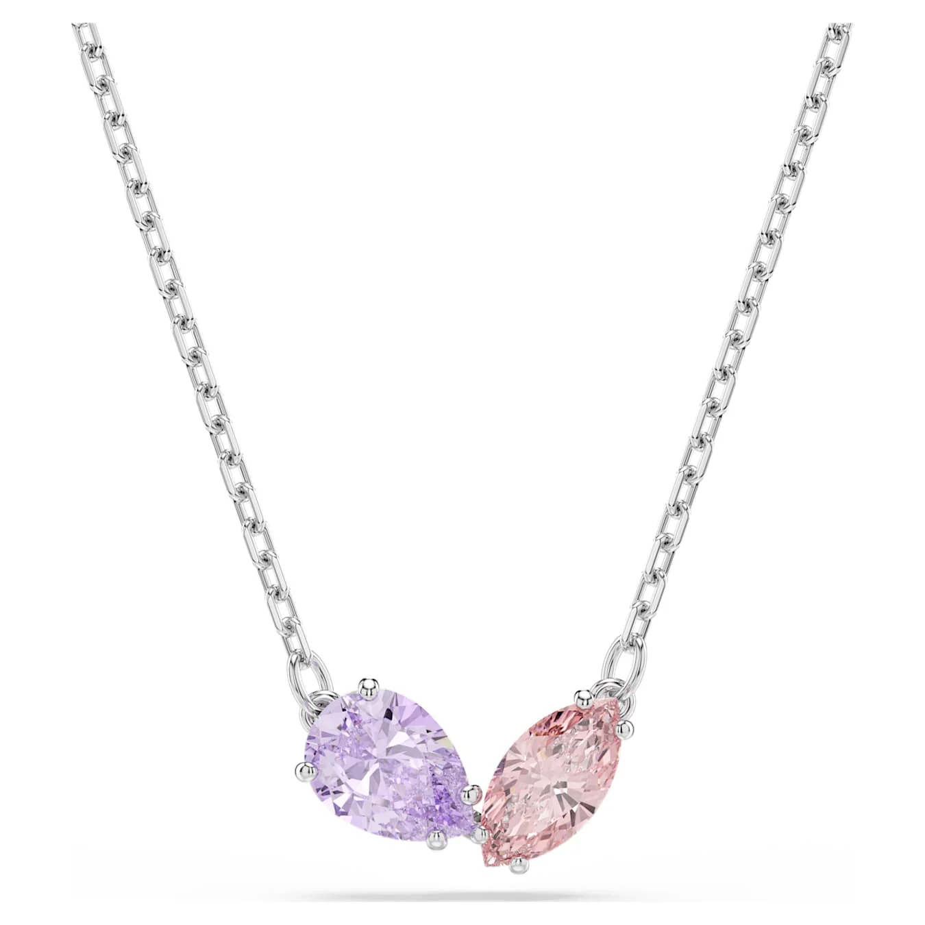 Ariana Grande x Swarovski set Mixed cuts, Multicolored, Rhodium plated - Image 3