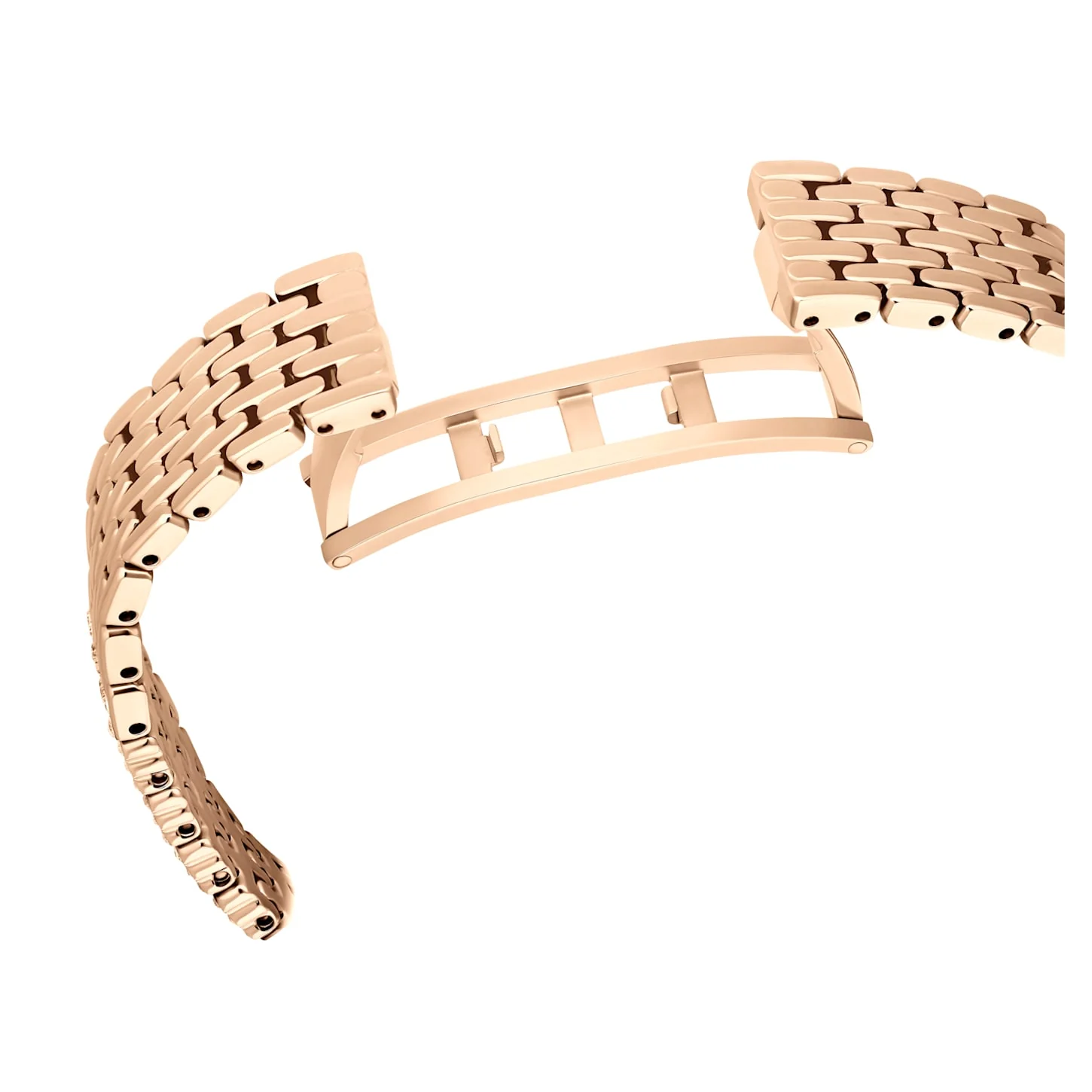 Attract watch Swiss Made, Full pavé, Metal bracelet, Rose gold tone, Rose gold-tone finish - Image 6