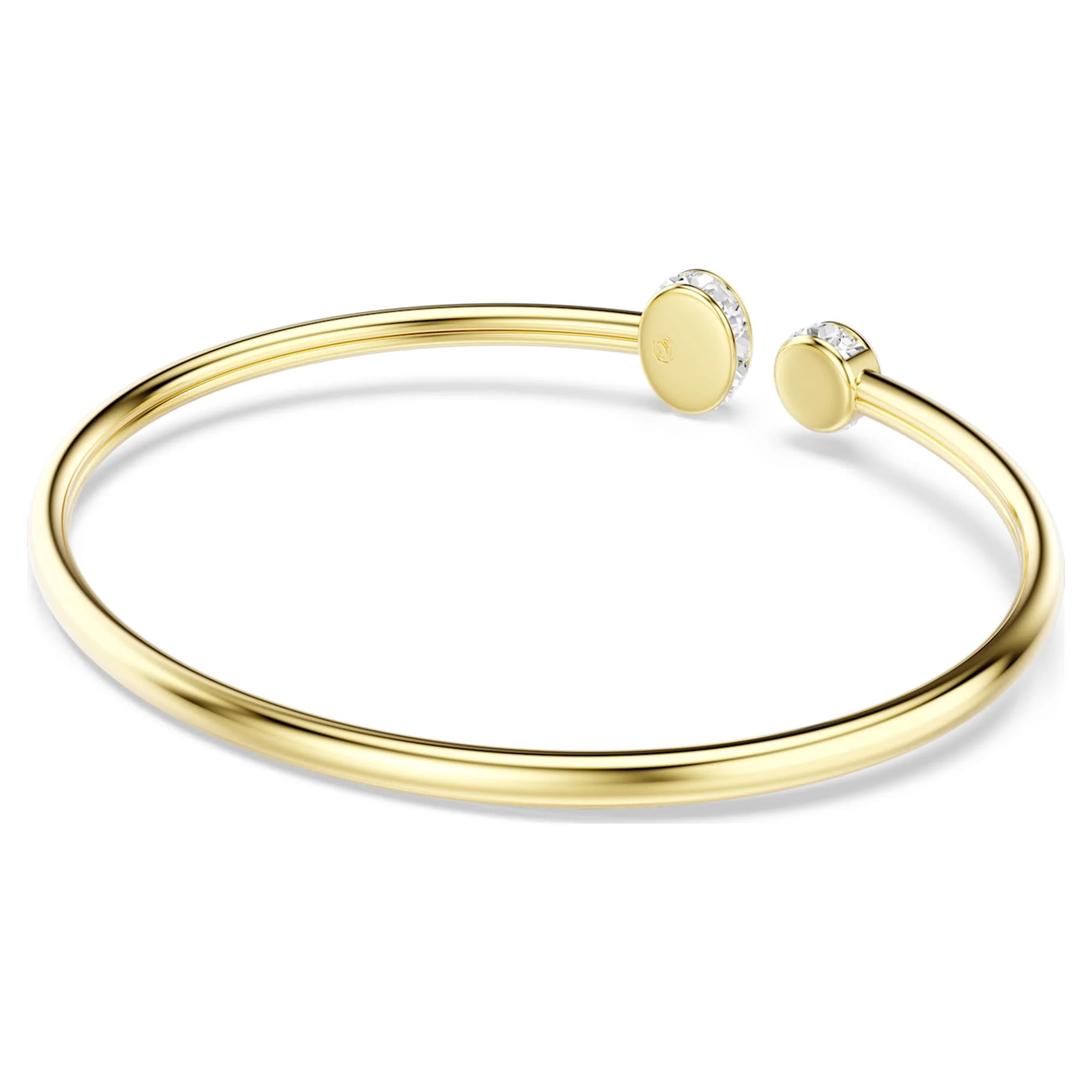 Chroma bangle Mixed cuts, Multicolored, 18K gold finish - Image 4
