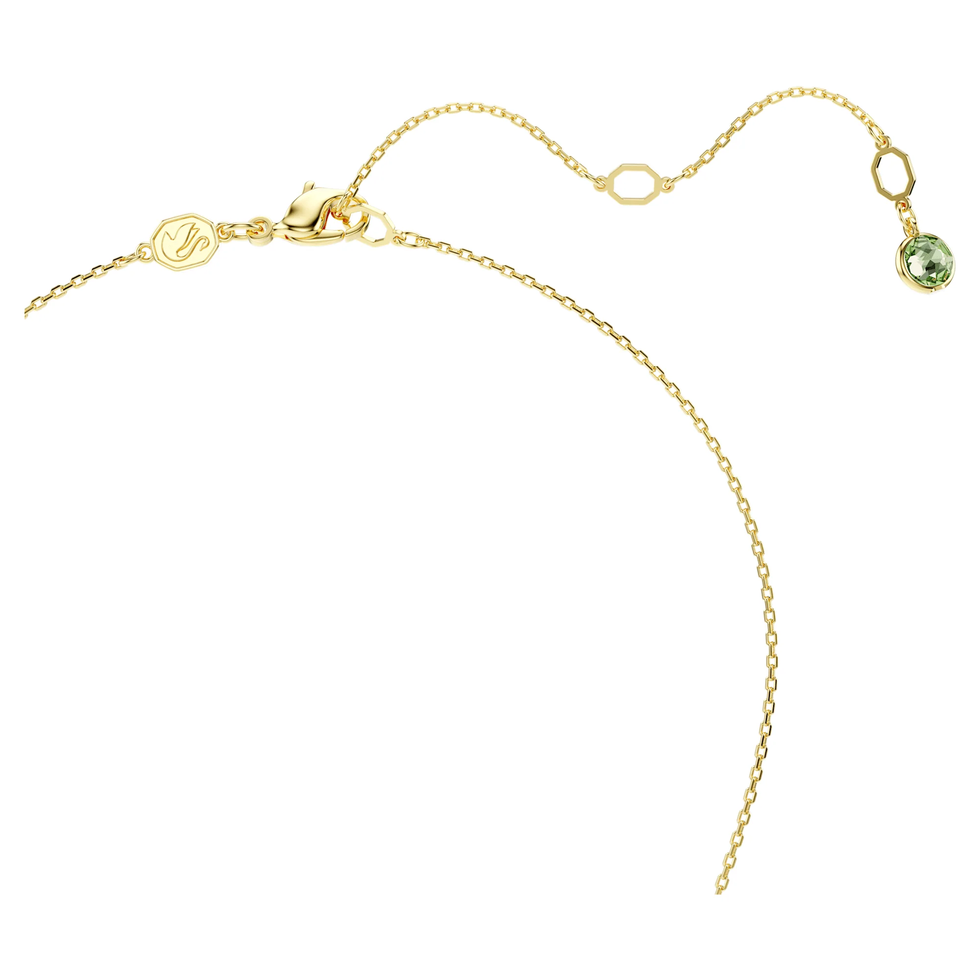 Chroma pendant Cushion cut, Multicolored, Gold-tone plated - Image 3