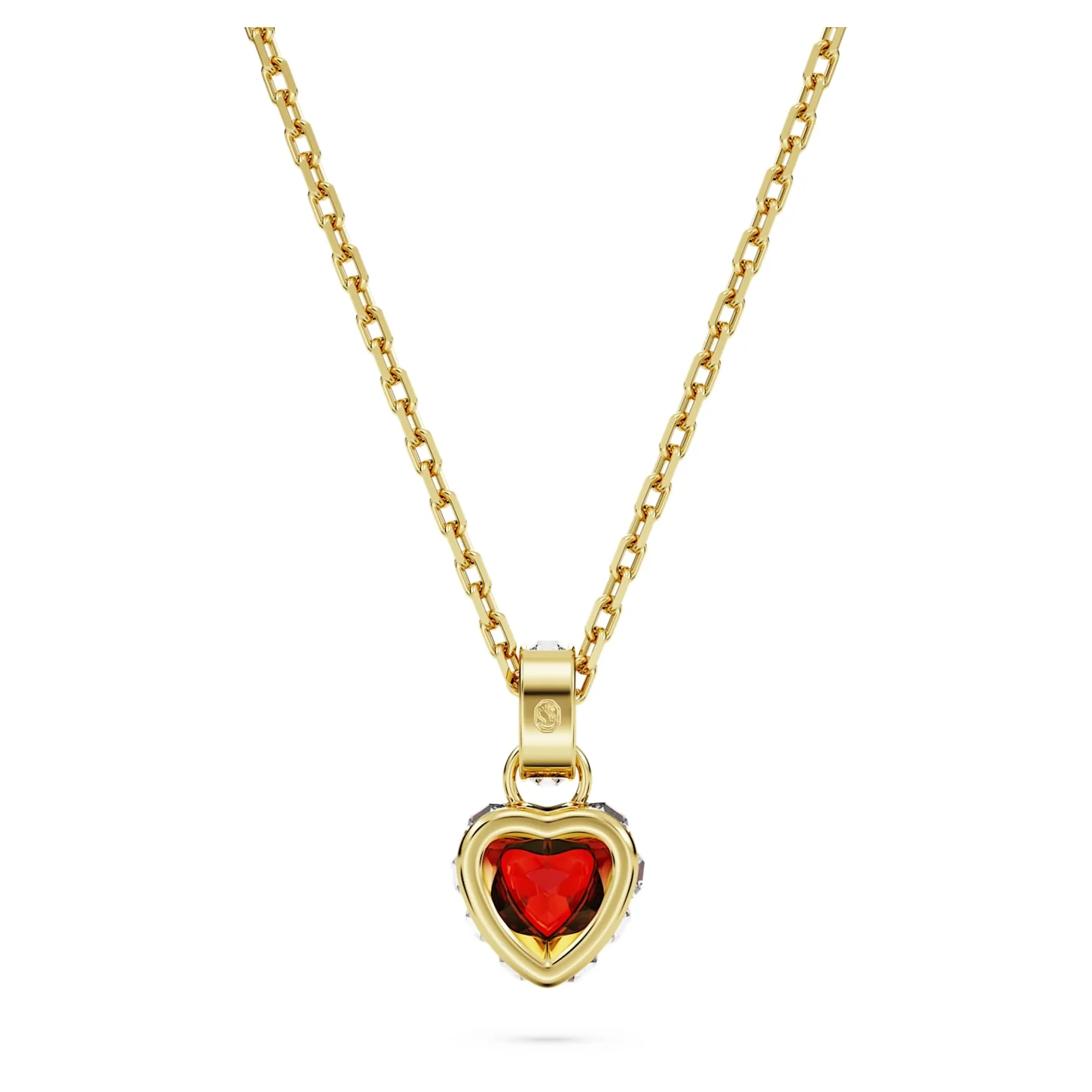 Chroma pendant Heart, Red, Gold-tone plated - Image 4