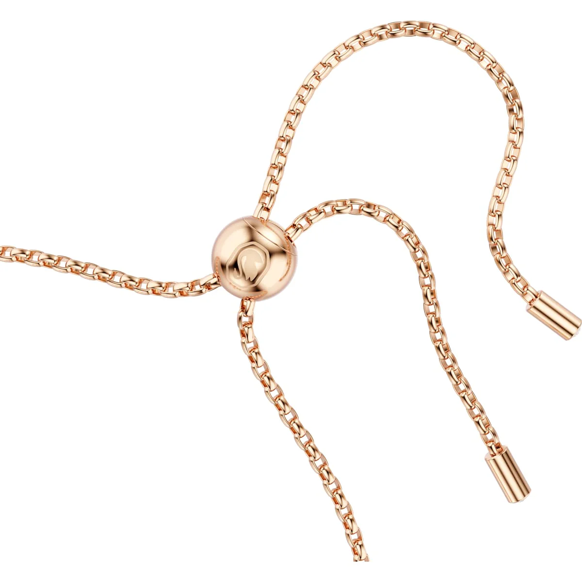 Constella bracelet, Crystal pearl, Round cut, White, Rose gold-tone plated - Image 3