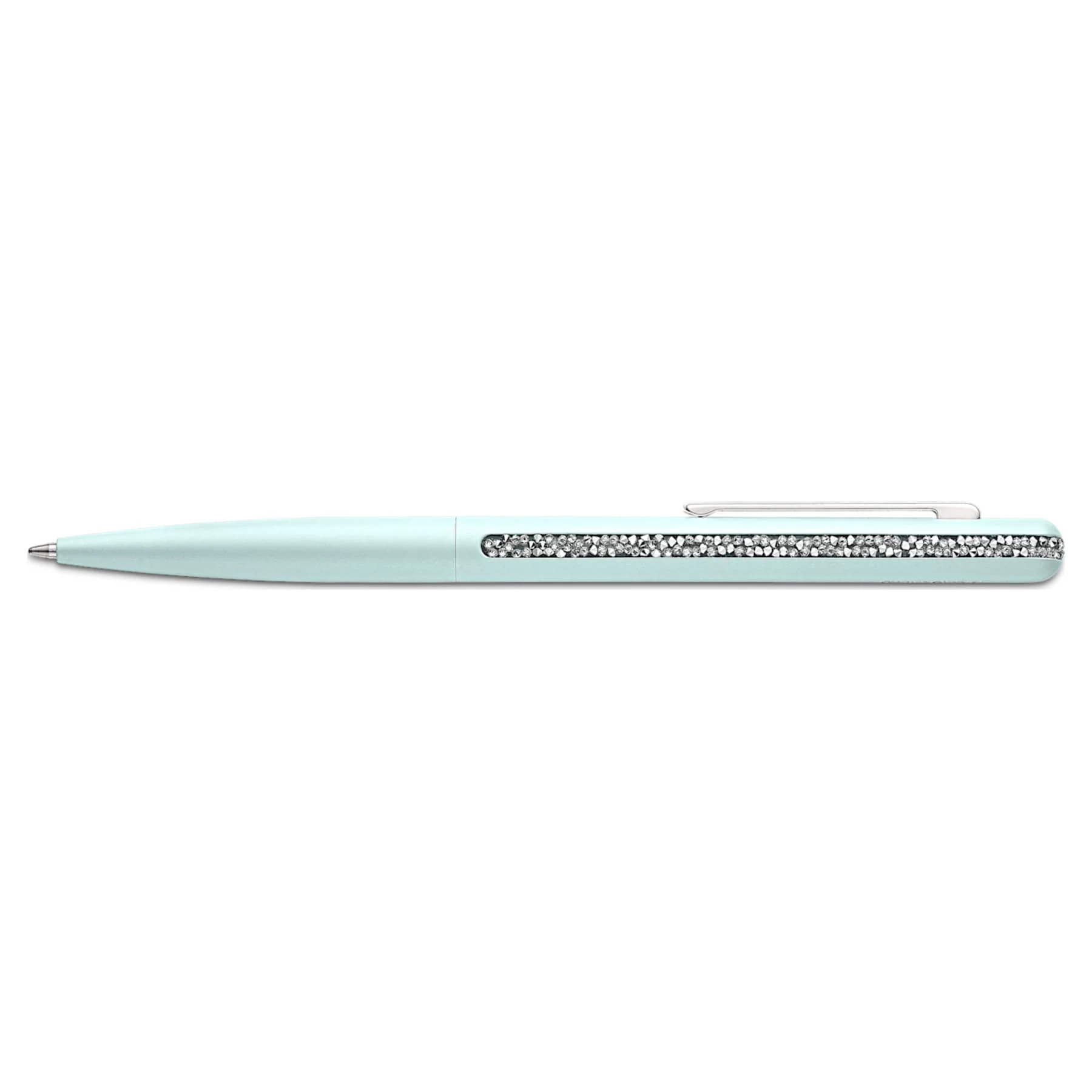 Crystal Shimmer Ballpoint Pen, Light Green, Chromed plated - Image 4