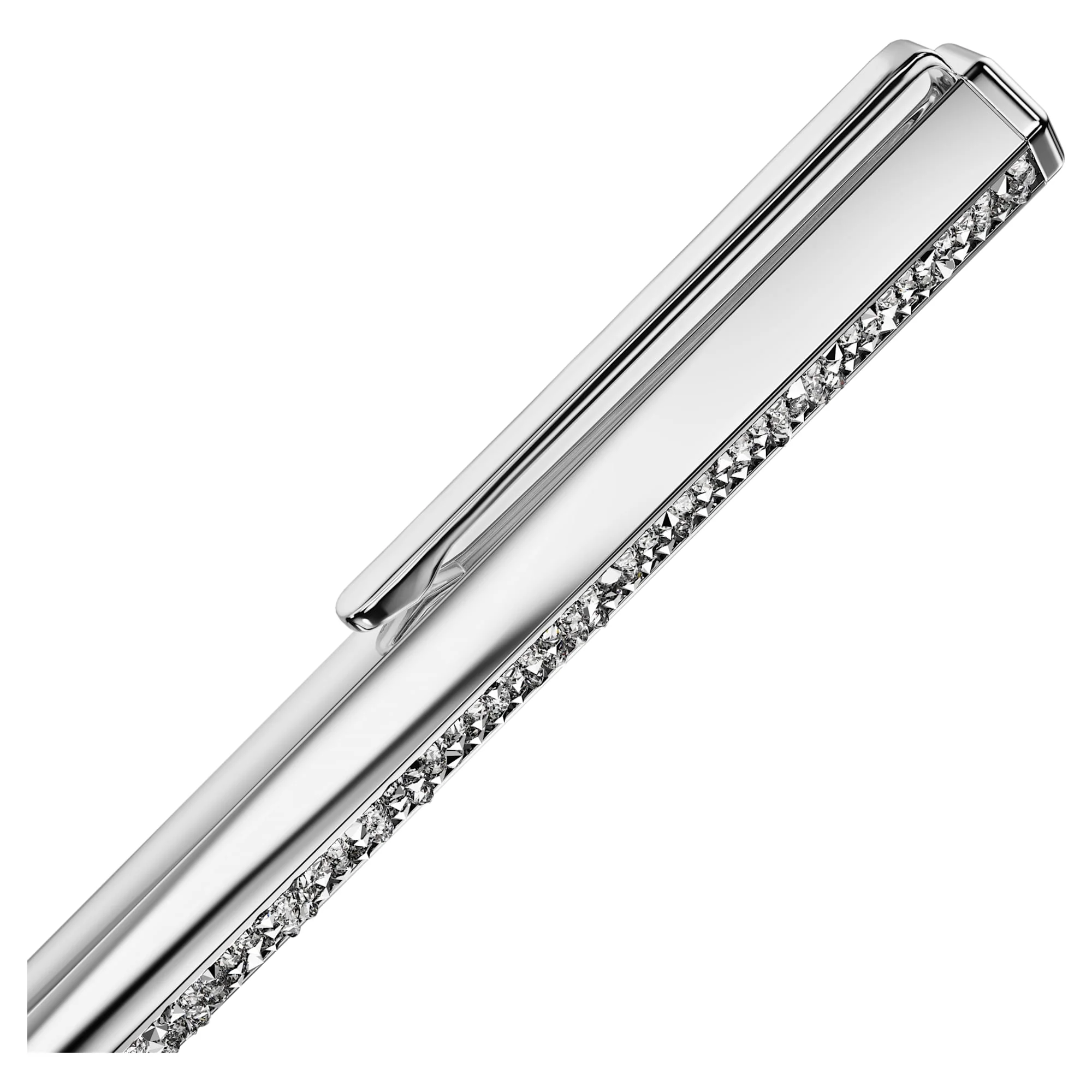 Crystal Shimmer ballpoint pen Silver tone, Chrome plated - Image 3