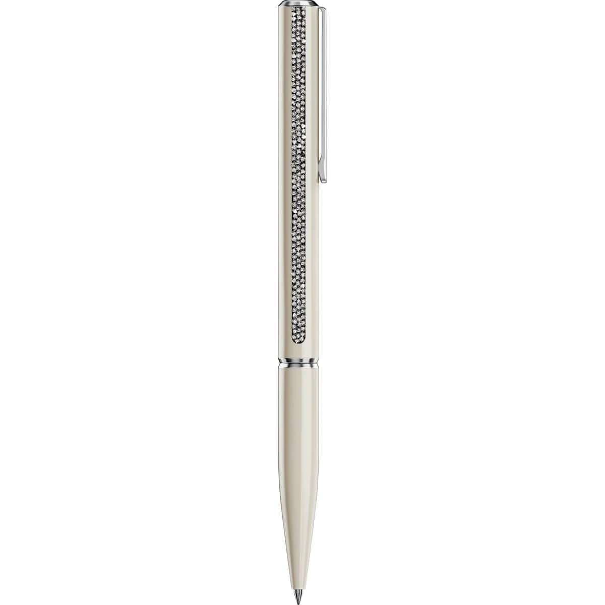 Crystal Shimmer Glide ballpoint pen Beige, Beige lacquered, Chrome plated - Image 2