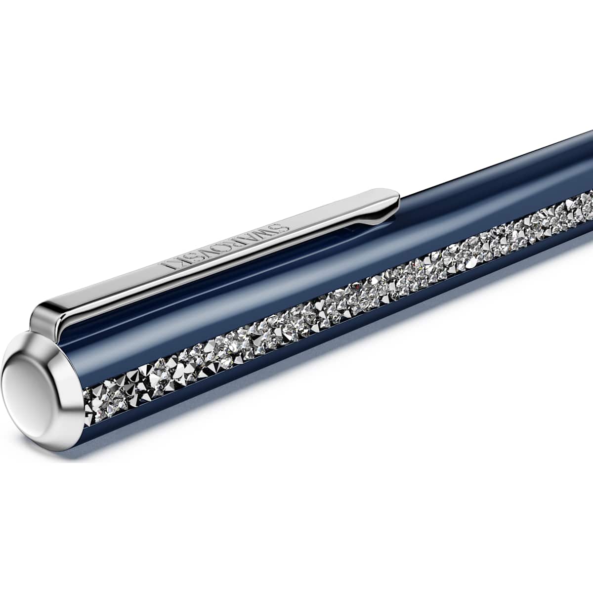 Crystal Shimmer Glide ballpoint pen Blue, Blue lacquered, Chrome plated - Image 4