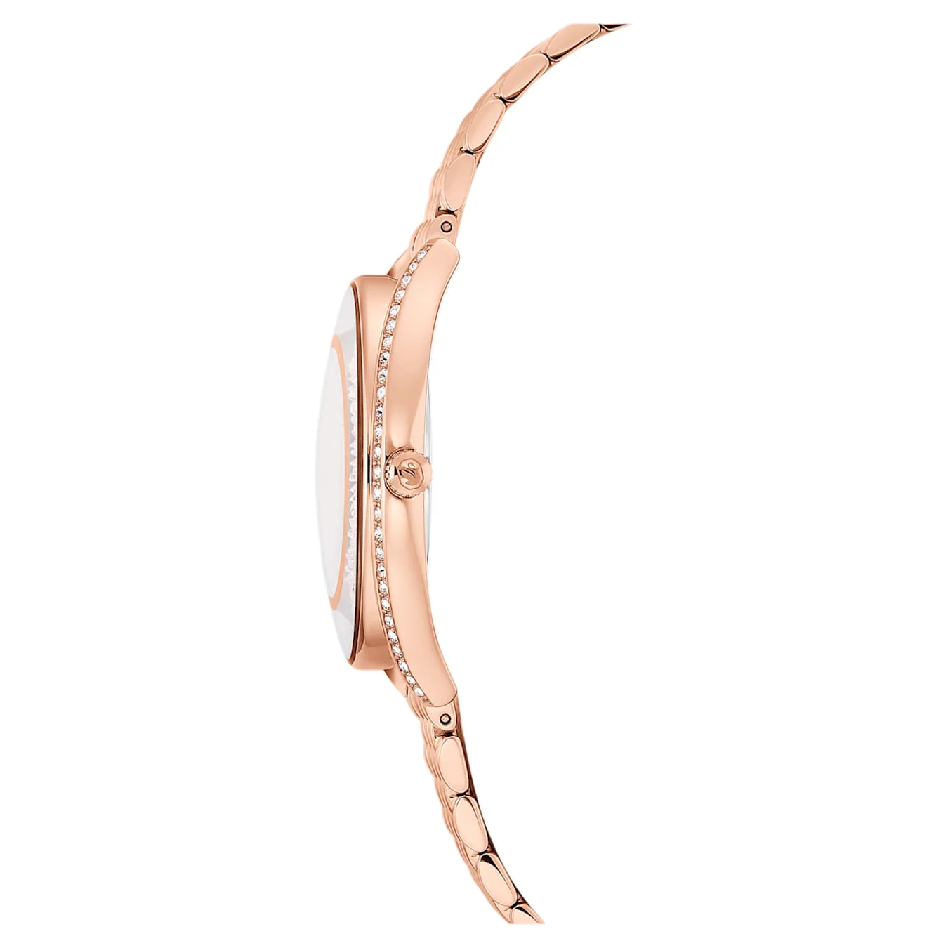 Crystalline aura watch Swiss Made, Metal bracelet, Rose gold tone, Rose gold-tone finish - Image 5