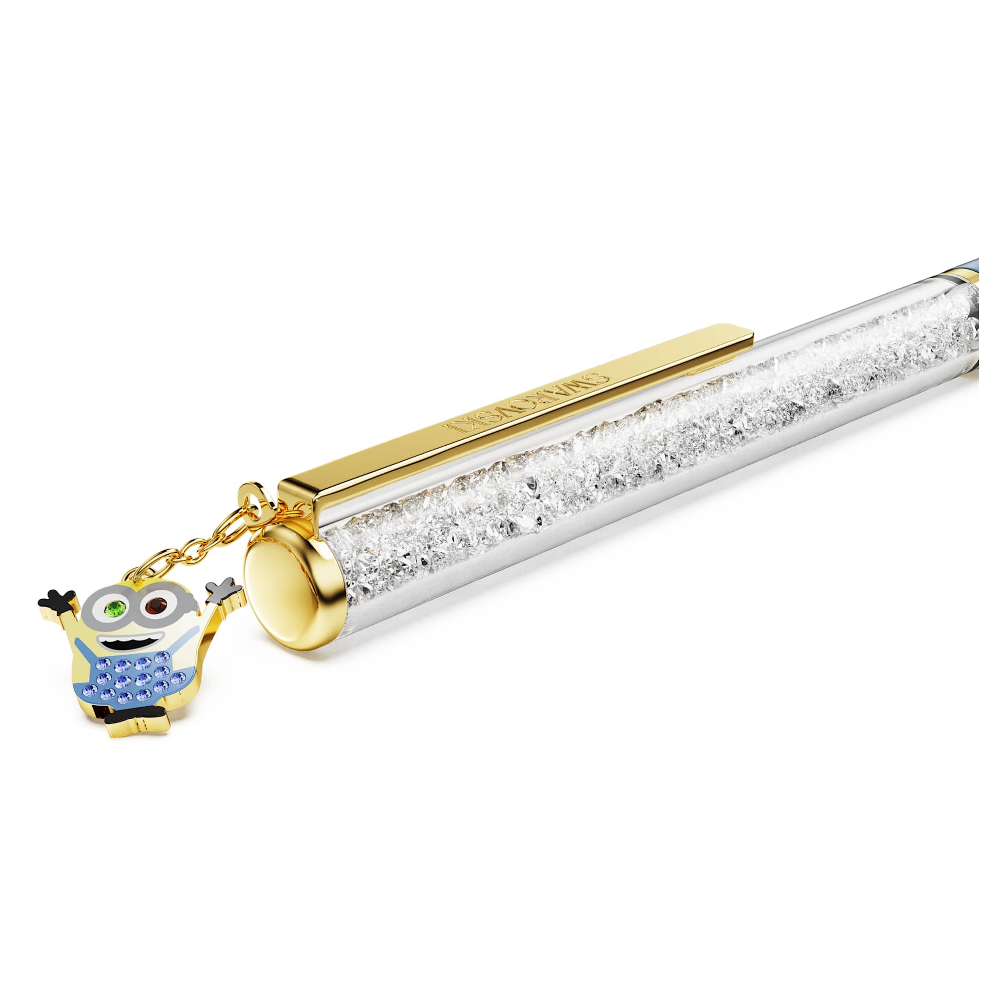 Crystalline ballpoint pen Minions, Blue, Gold-tone plated - Image 4