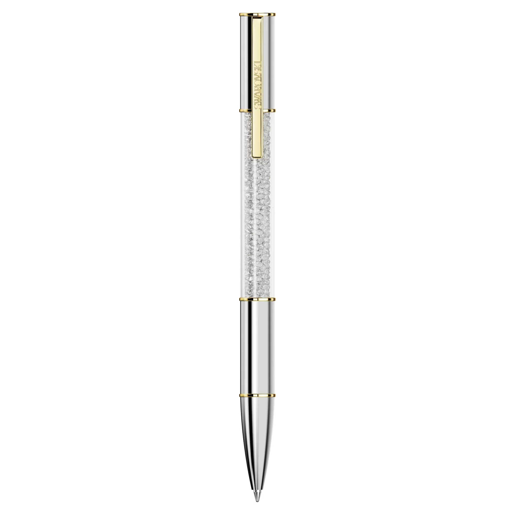 Crystalline Lustre ballpoint pen Silver tone, Mixed metal finish - Image 2