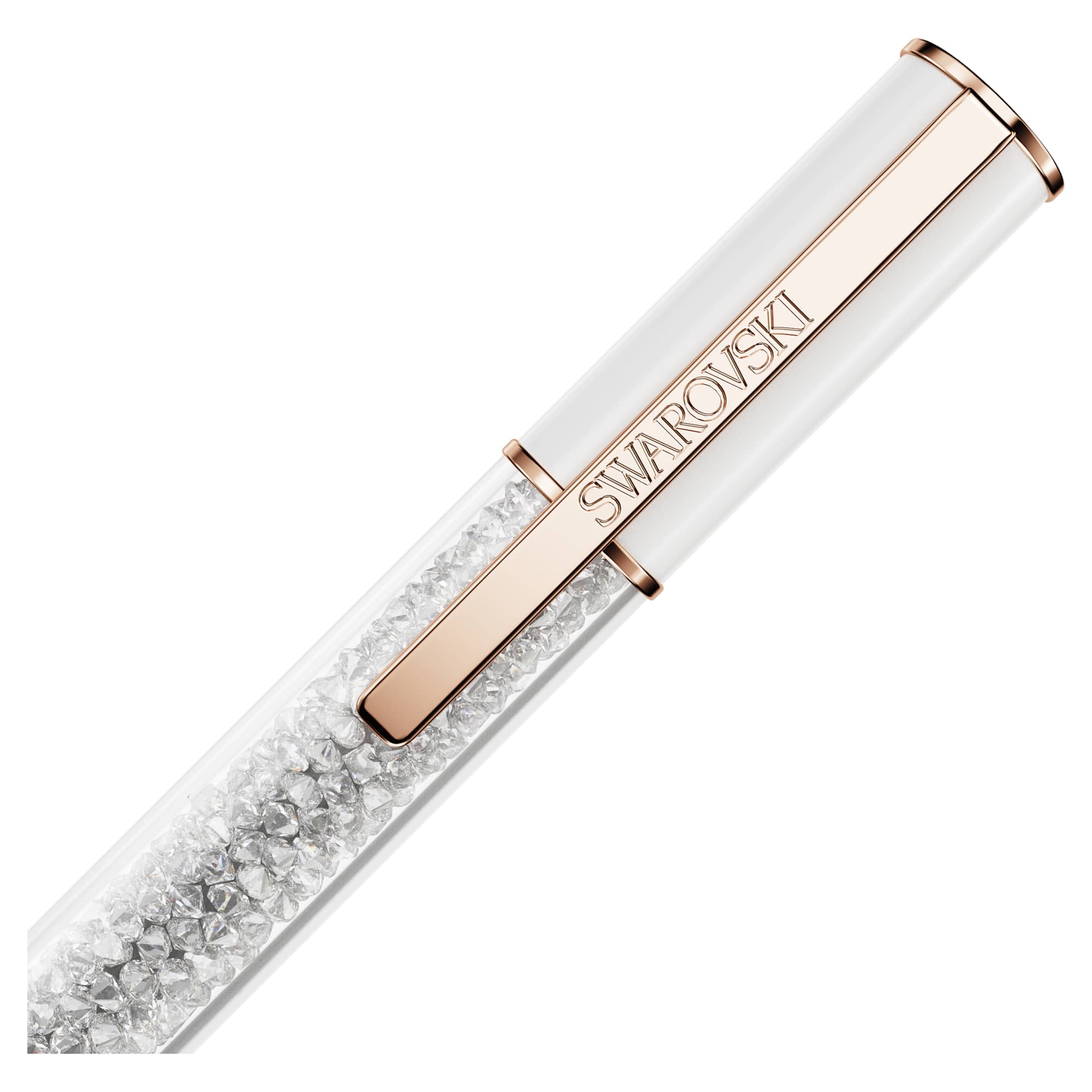 Crystalline Lustre ballpoint pen White, Rose gold-tone plated - Image 3
