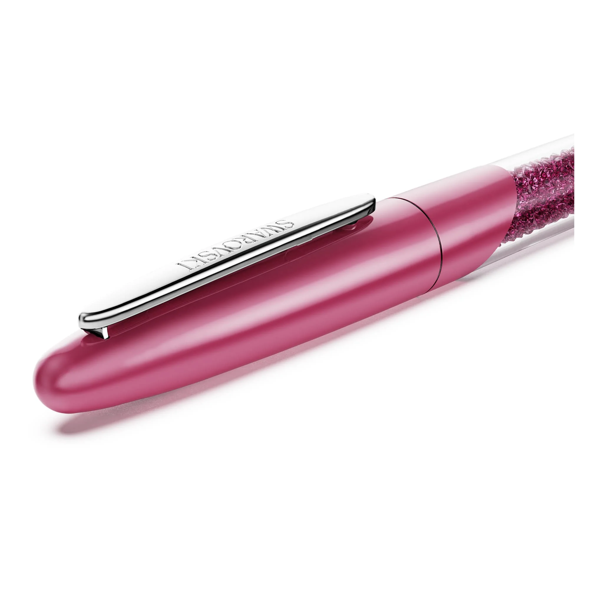 Crystalline Nova rollerball pen Pink, Chrome plated - Image 4
