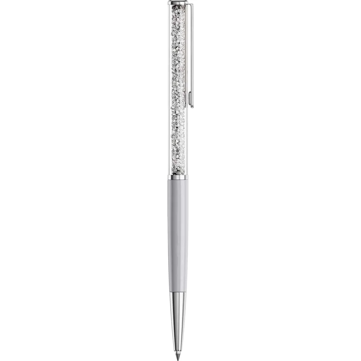 Crystalline Silk ballpoint pen White, White lacquered, Chrome Plated - Image 2
