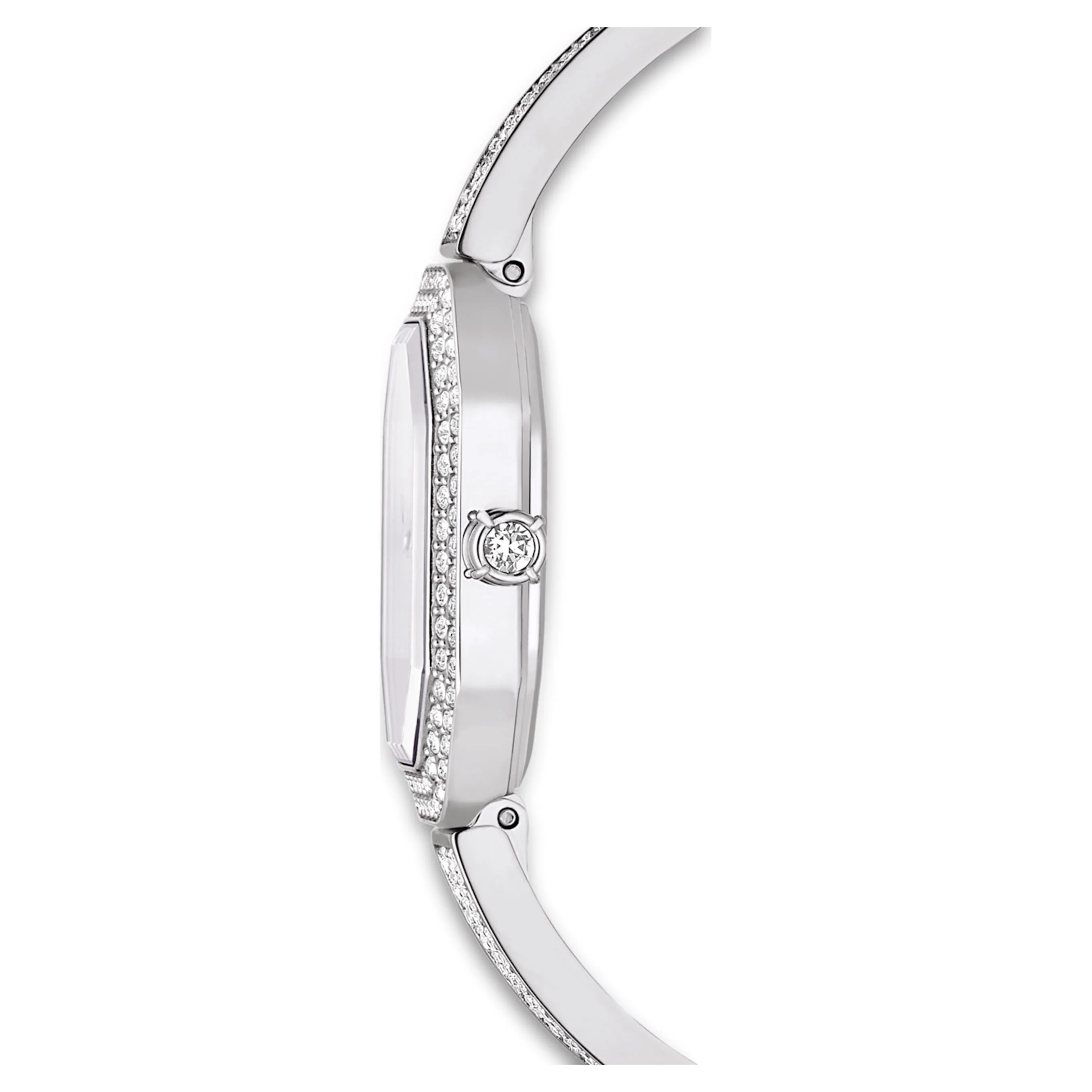 Dextera Bangle watch Swiss Made, Metal bracelet, Silver tone, Stainless steel - Image 6
