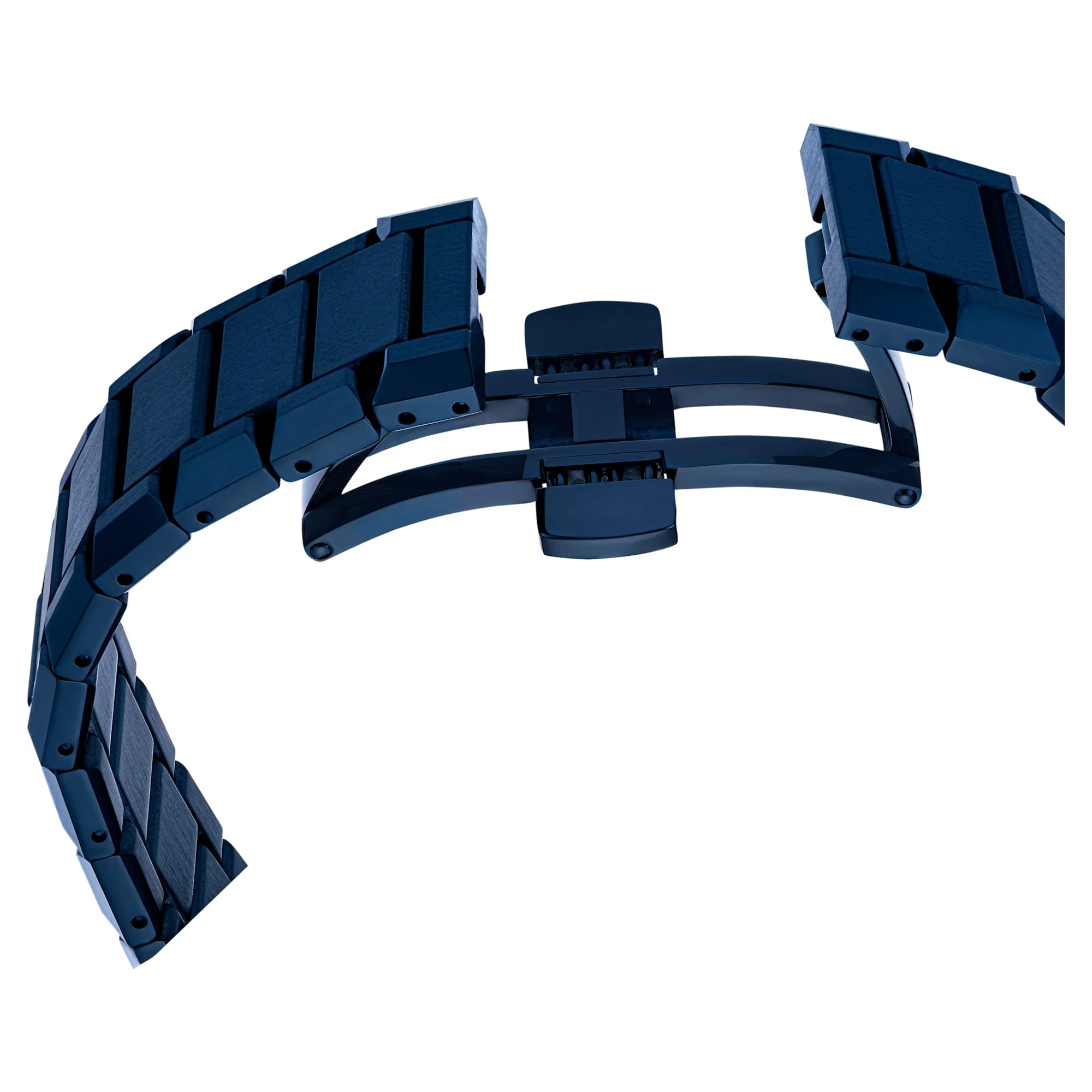 Dextera chrono watch 39mm, Swiss Made, Metal bracelet, Blue, Blue finish - Image 7