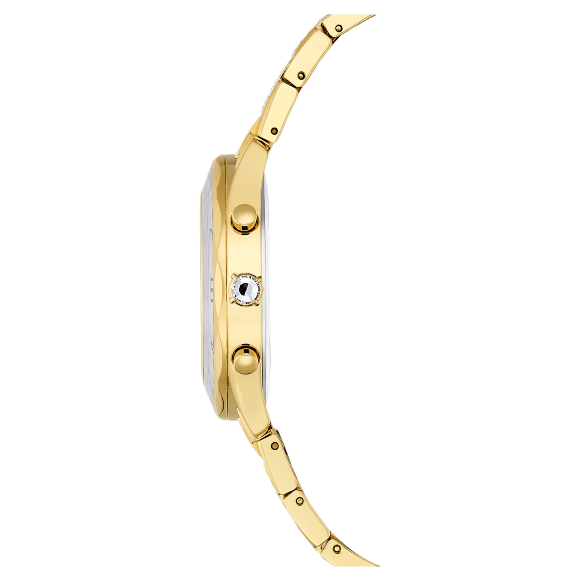 Dextera lux watch Swiss Made, Metal bracelet, Gold tone, Gold-tone finish - Image 5