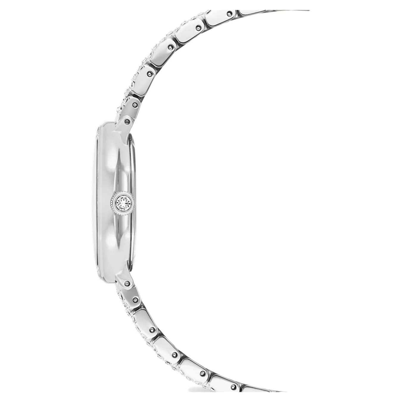 Dextera octagon watch Swiss Made, Metal bracelet, Silver tone, Stainless steel - Image 5