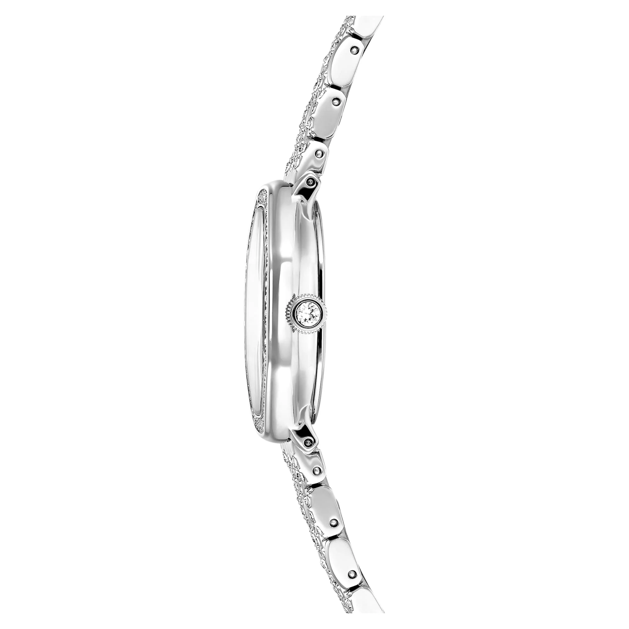 Dextera Octagon watch Swiss Made, Metal bracelet, Silver tone, Stainless steel - Image 6