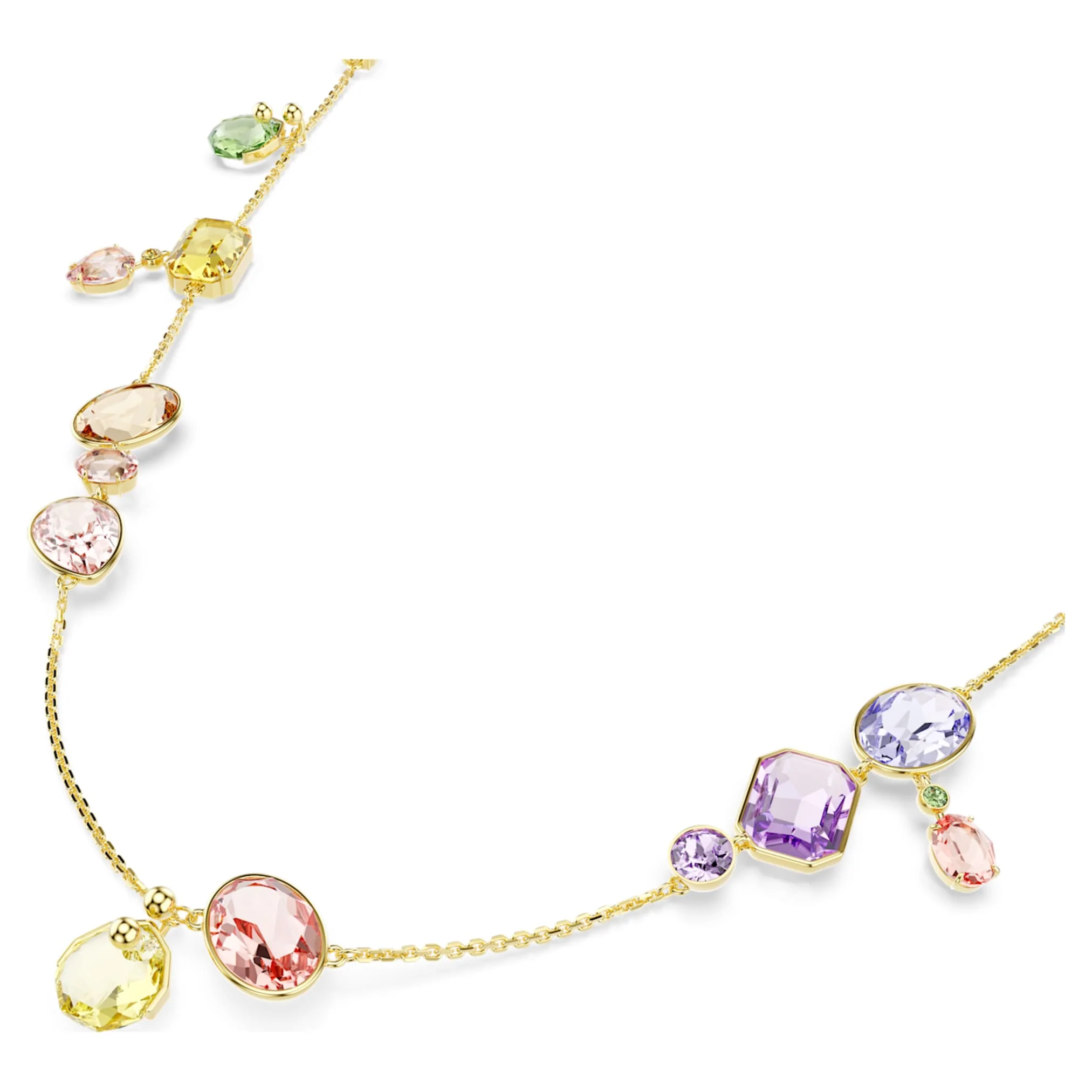 Gema strandage Mixed cuts, Multicolored, Gold-tone plated - Image 4