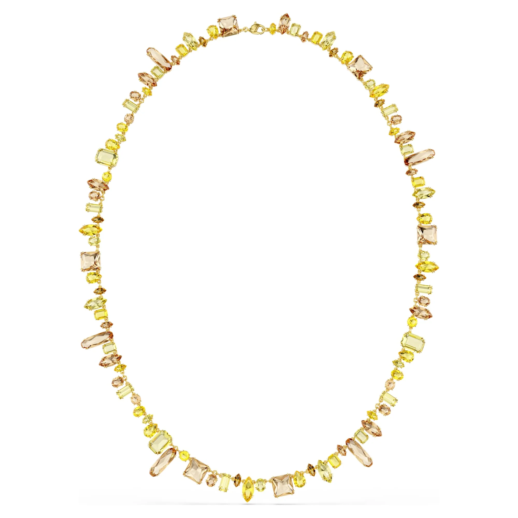 Gema strandage Mixed cuts, Yellow, Gold-tone plated - Image 2