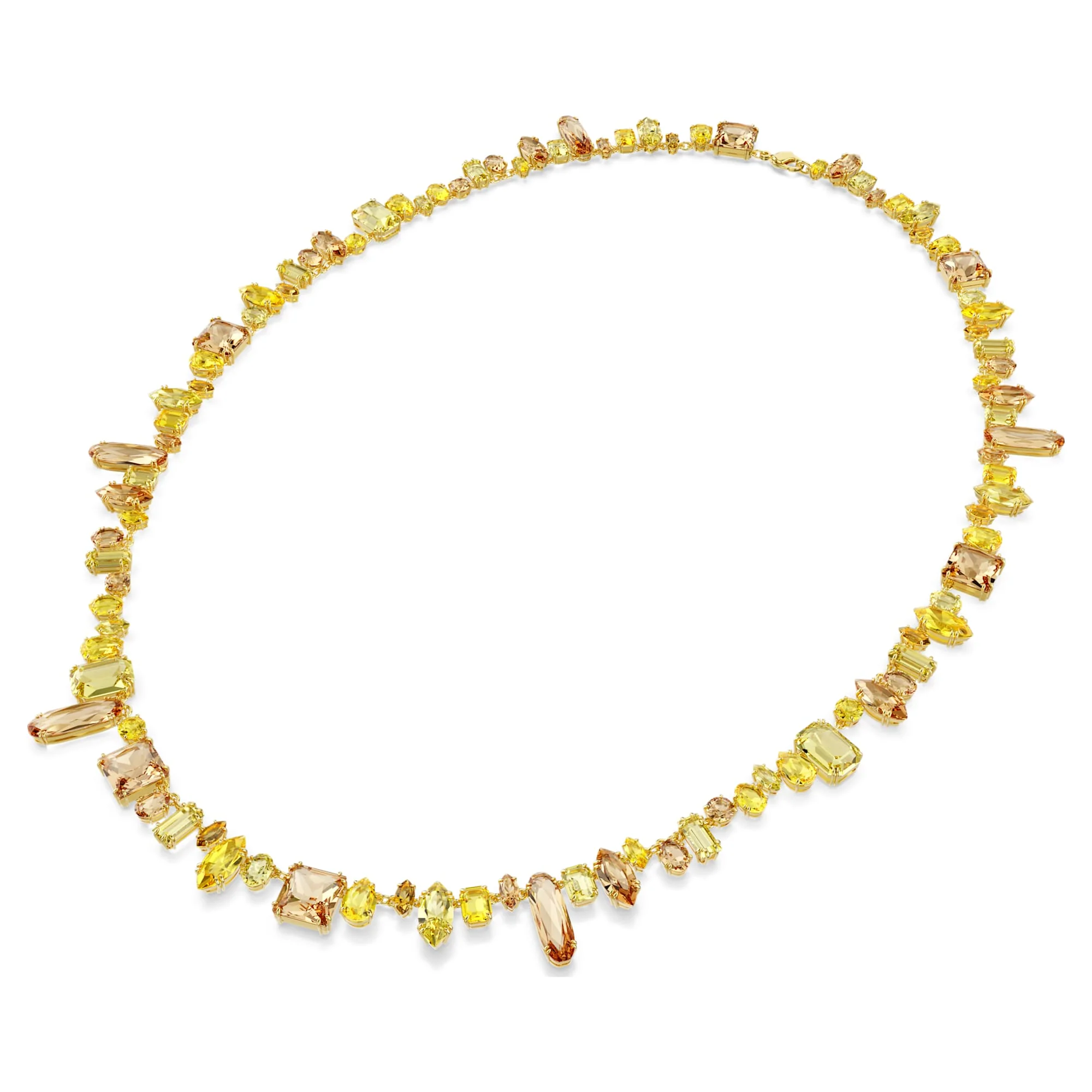 Gema strandage Mixed cuts, Yellow, Gold-tone plated - Image 3