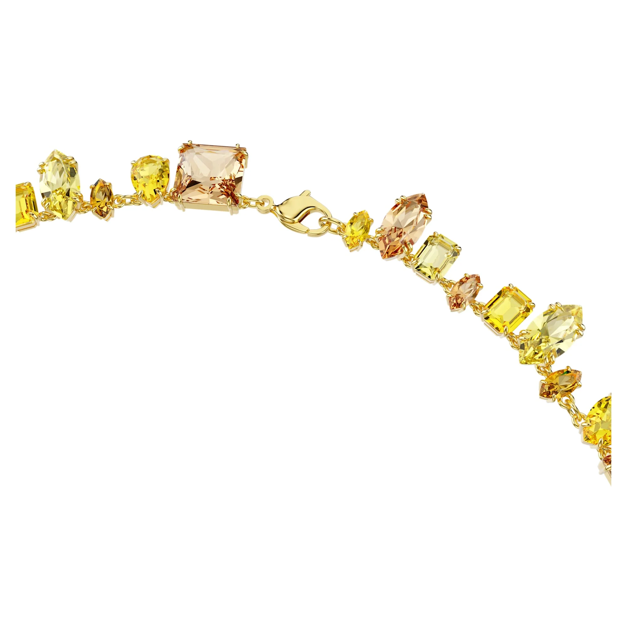 Gema strandage Mixed cuts, Yellow, Gold-tone plated - Image 4