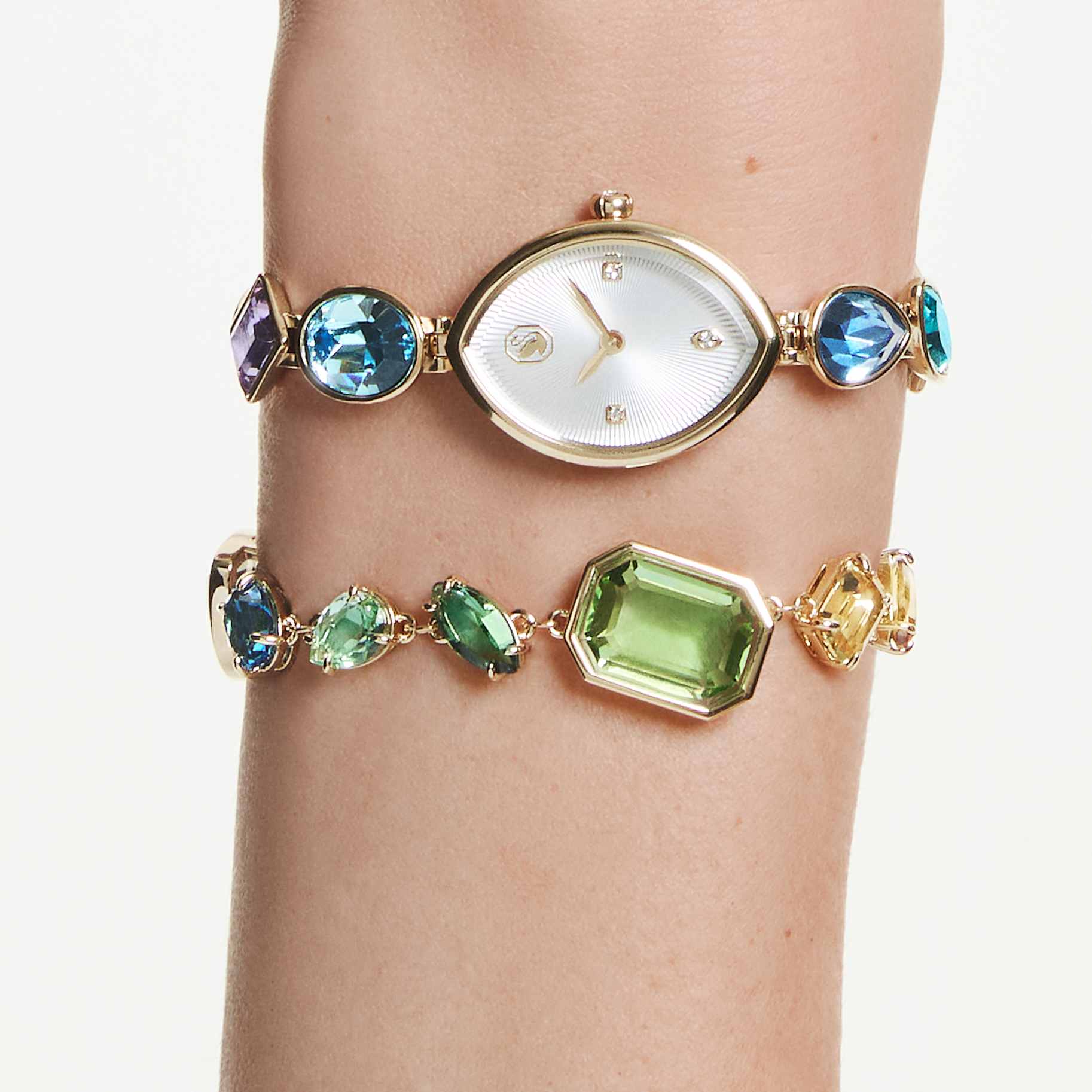 Gema watch Crystal bracelet, Gold tone, Gold-tone finish - Image 5