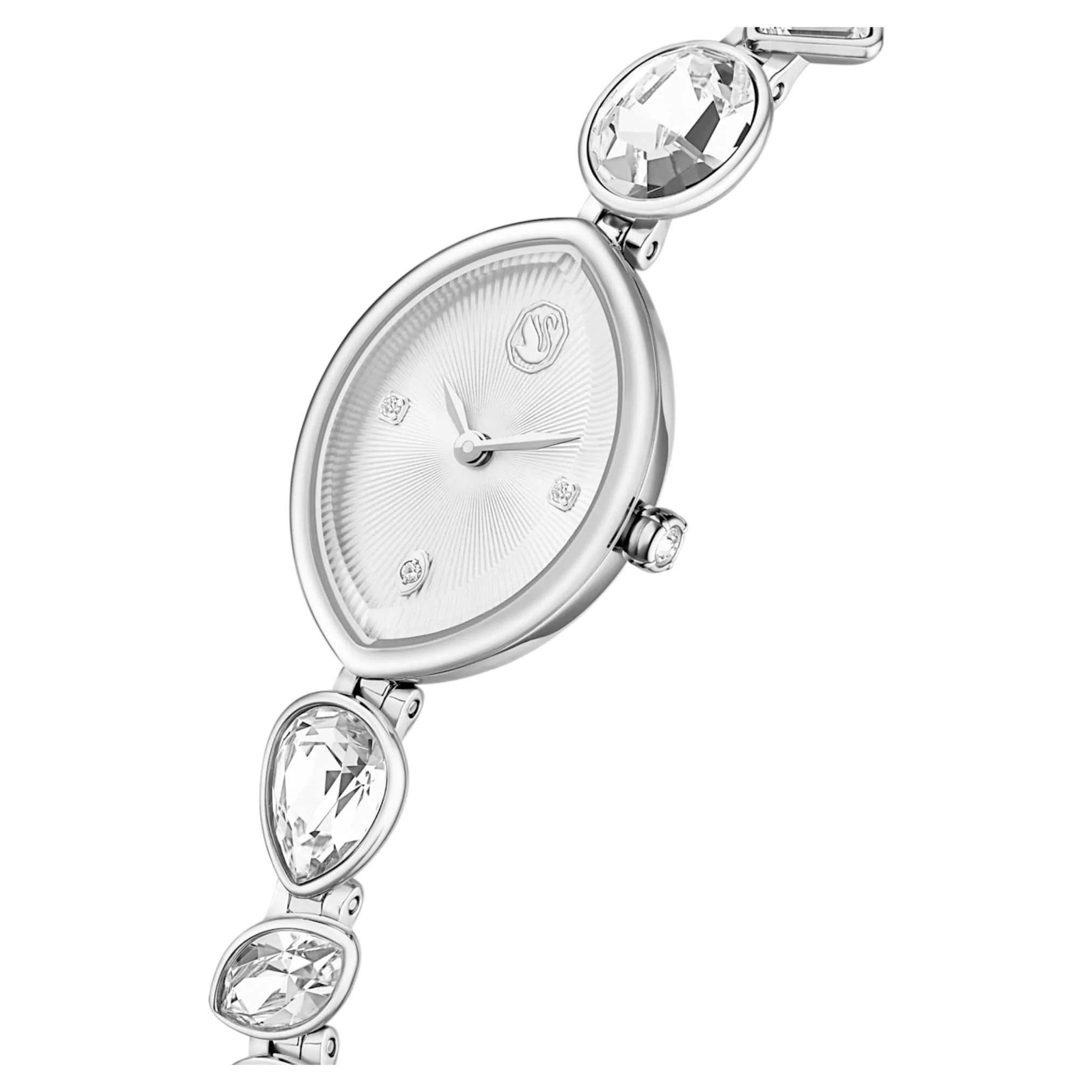 Gema watch Crystal bracelet, Silver tone, Stainless steel - Image 4