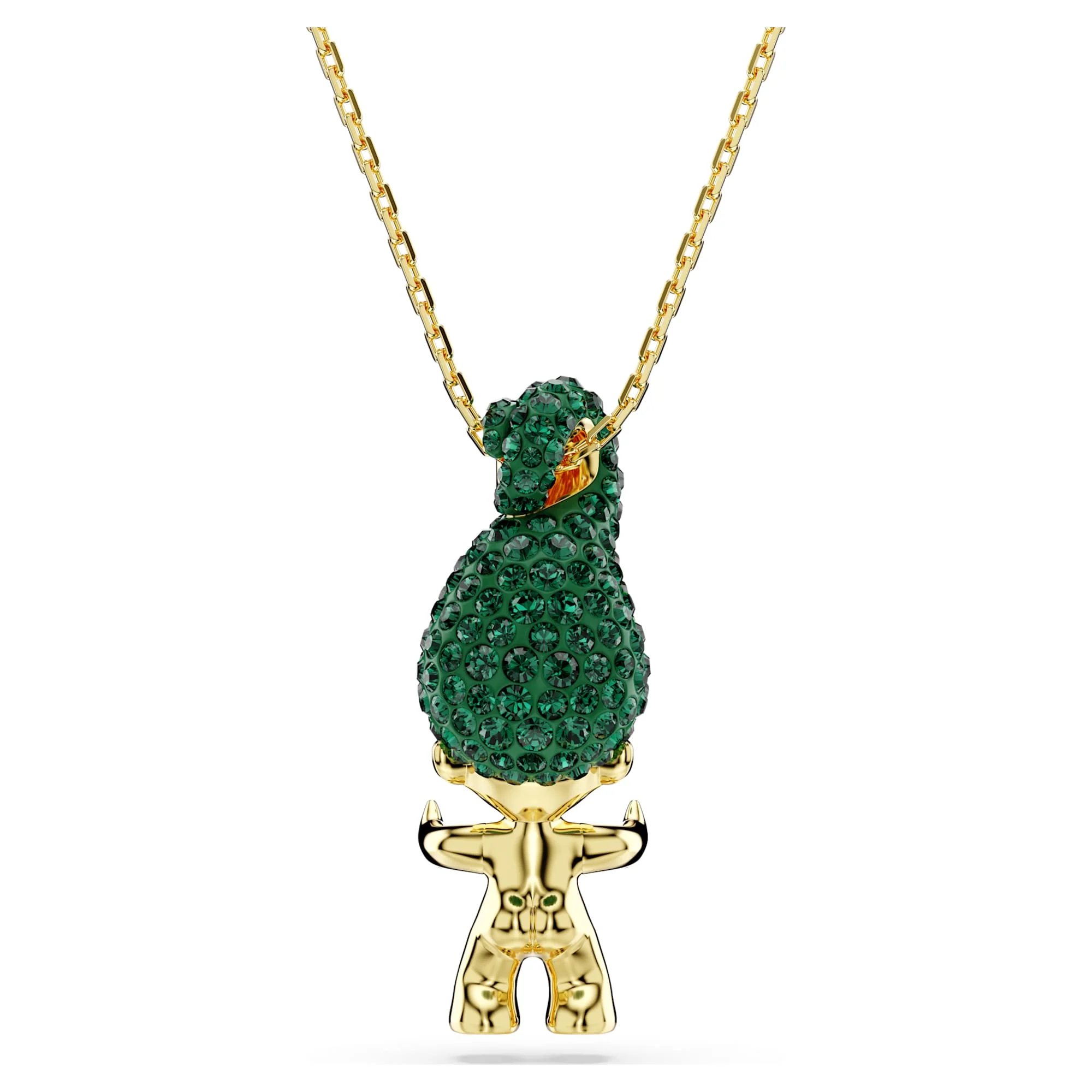 Good Luck Trolls pendant Troll, Green, Gold-tone plated - Image 4