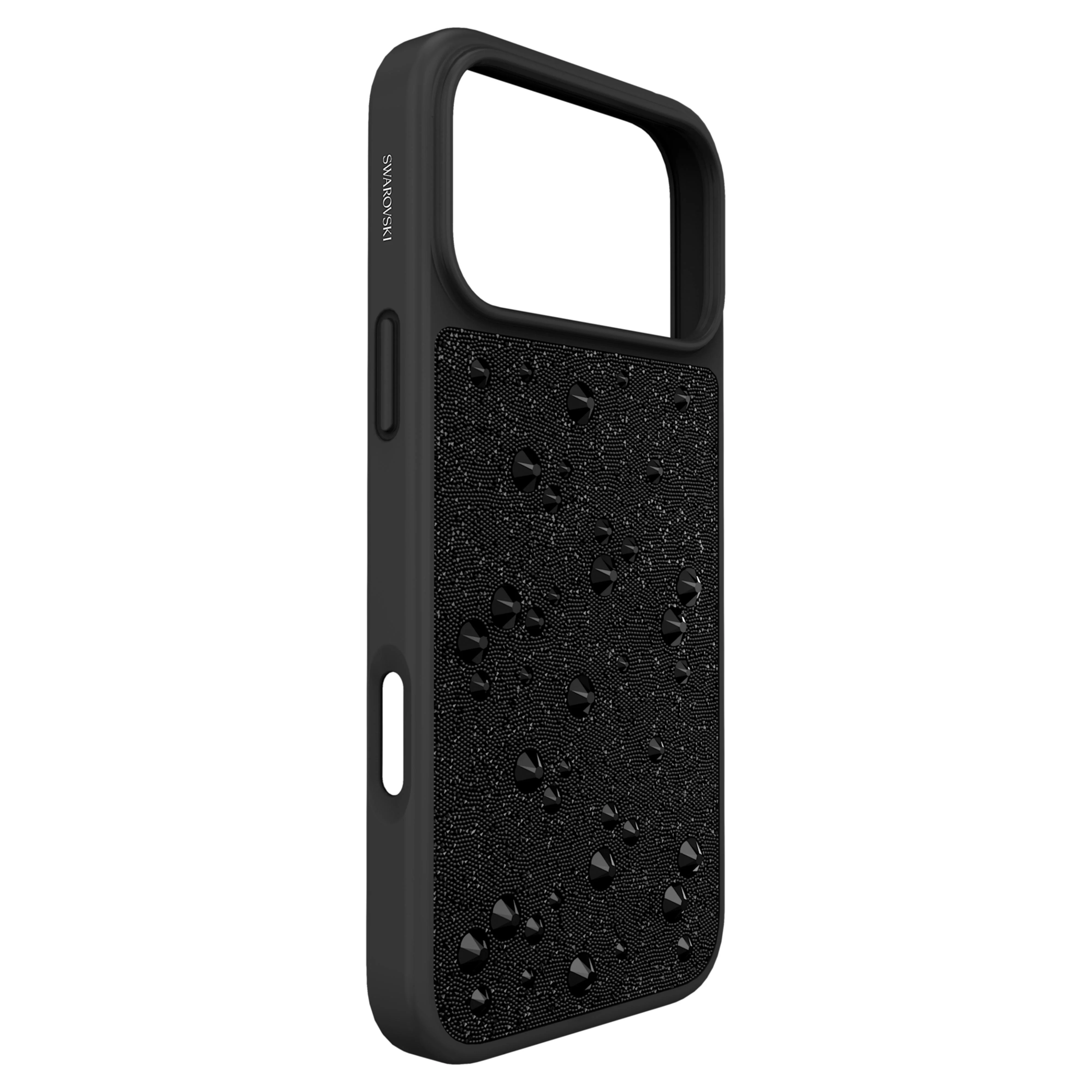 High smartphone case Flat Back crystals, iPhone® 17 Pro Max, Black - Image 3