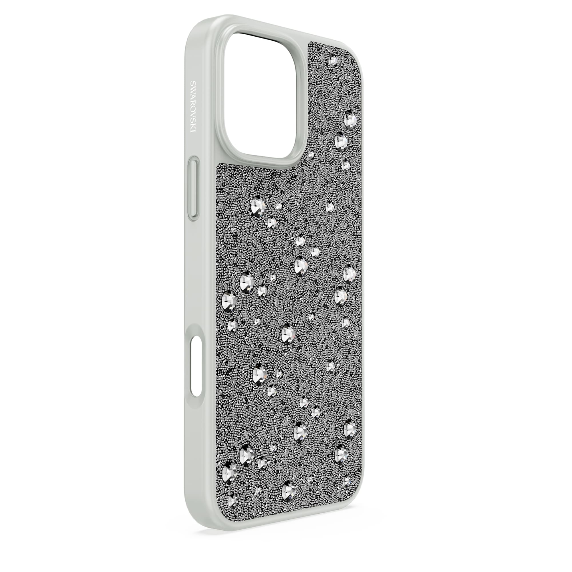 High smartphone case Scattered design, iPhone® 16 Pro Max, Silver tone - Image 3