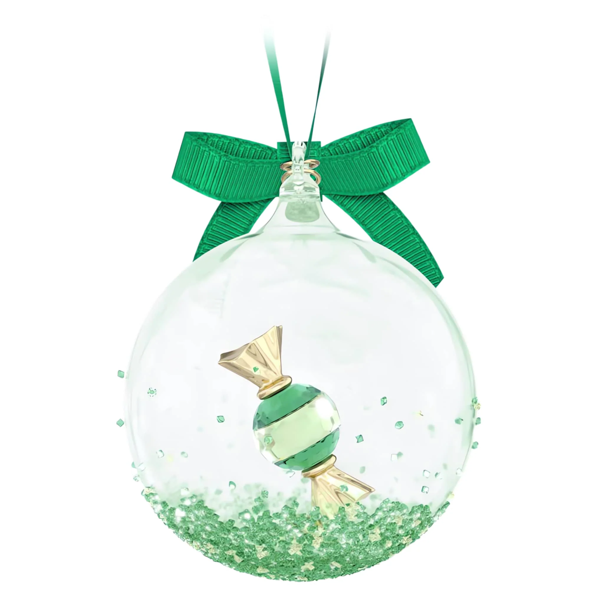 Holiday Cheers Dulcis Ball Ornament Green - Image 3