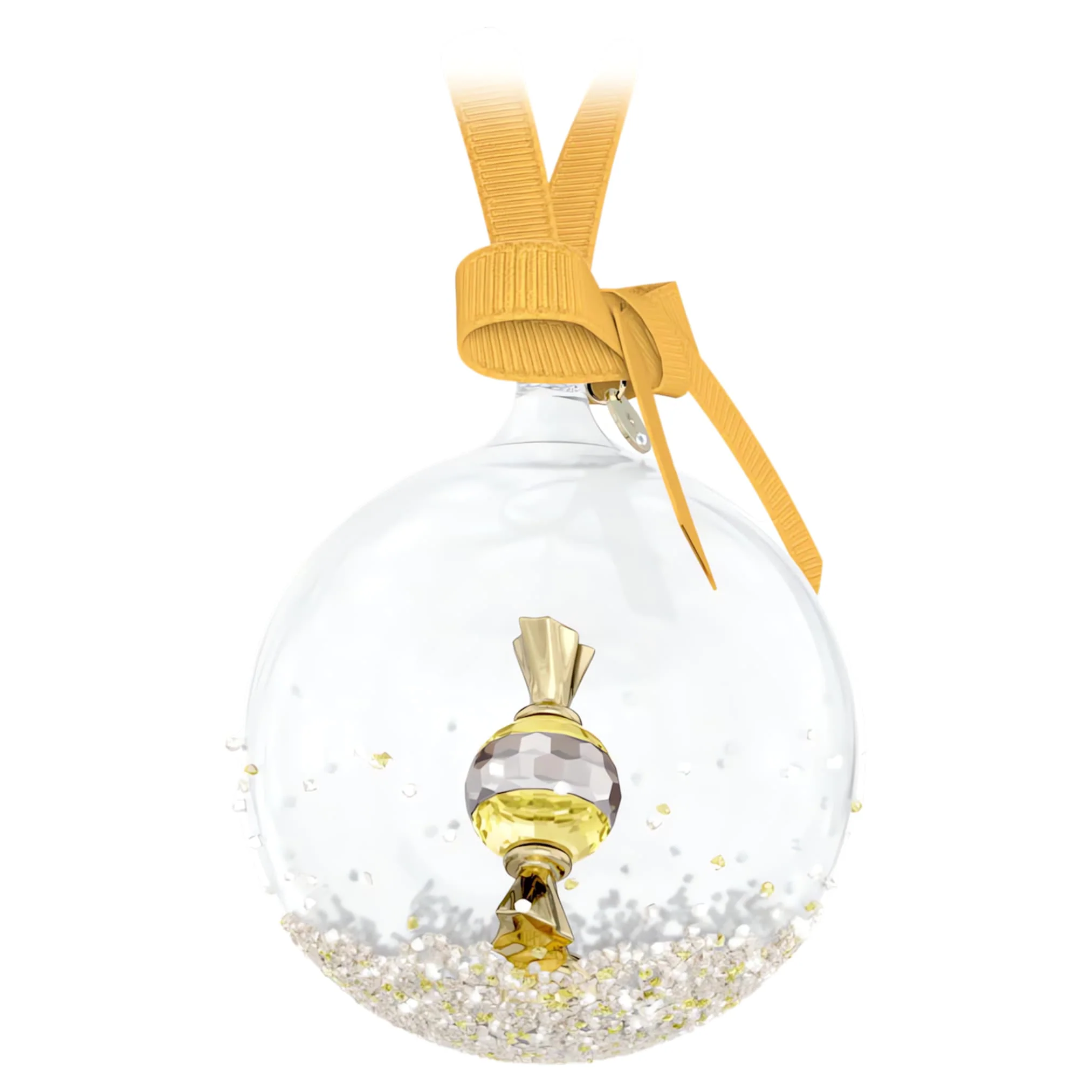 Holiday Cheers Dulcis Ball Ornament Yellow - Image 4