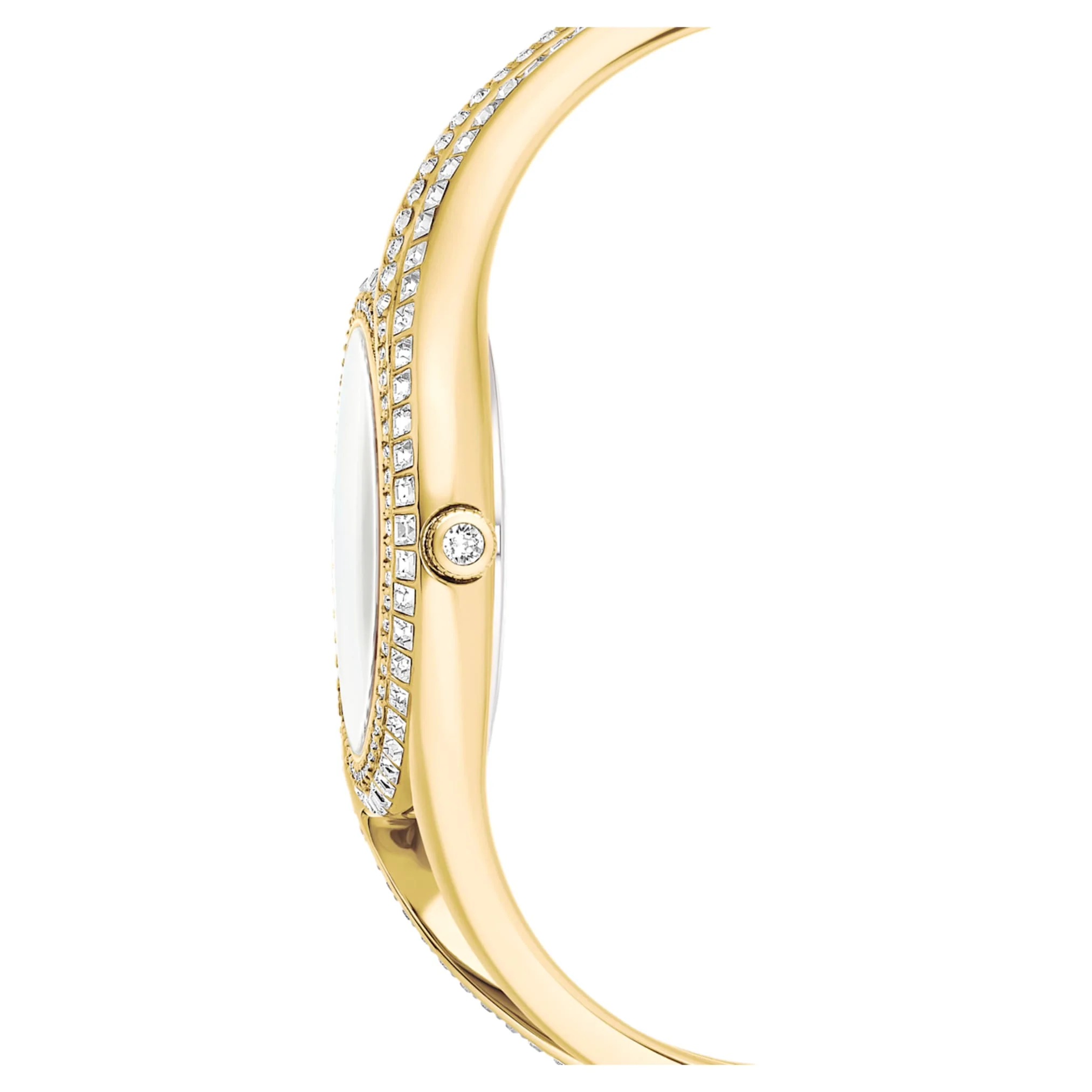 Hyperbola bangle watch Swiss Made, Metal bracelet, Gold tone, Gold-tone finish - Image 5