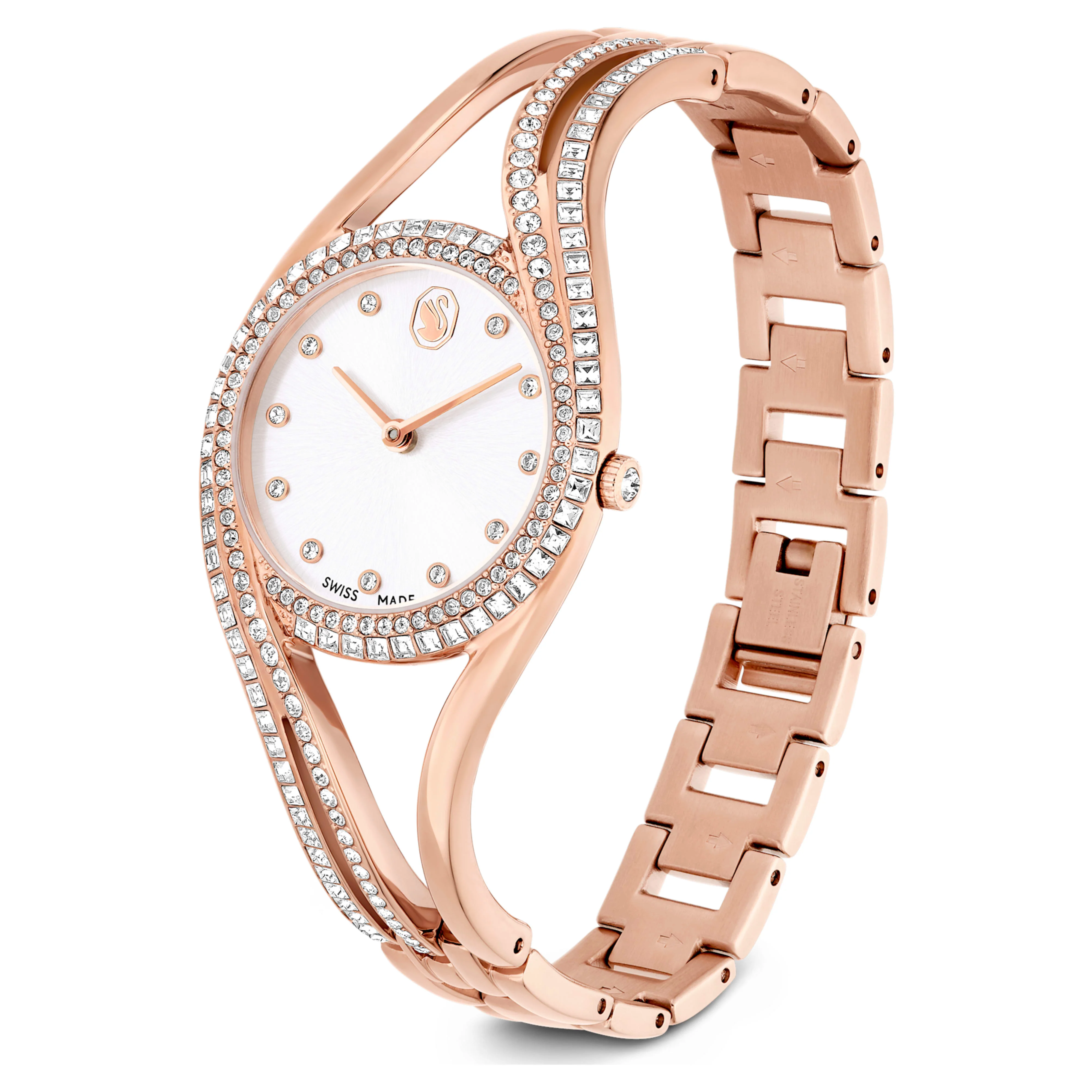 Hyperbola bangle watch Swiss Made, Metal bracelet, Rose gold tone, Rose gold-tone finish - Image 2