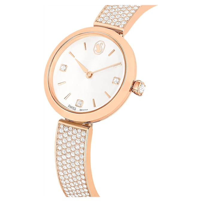 Illumina watch Swiss Made, Metal bracelet, Rose gold tone, Rose gold-tone finish - Image 4