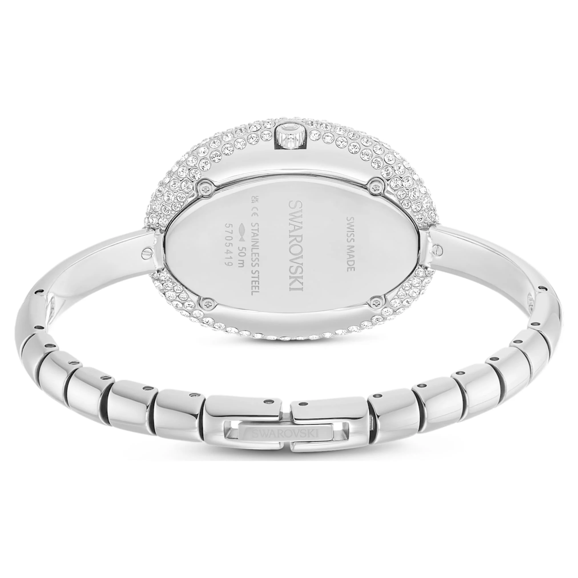 Imber bangle watch Swiss Made, Metal bracelet, Silver tone, Stainless steel - Image 3
