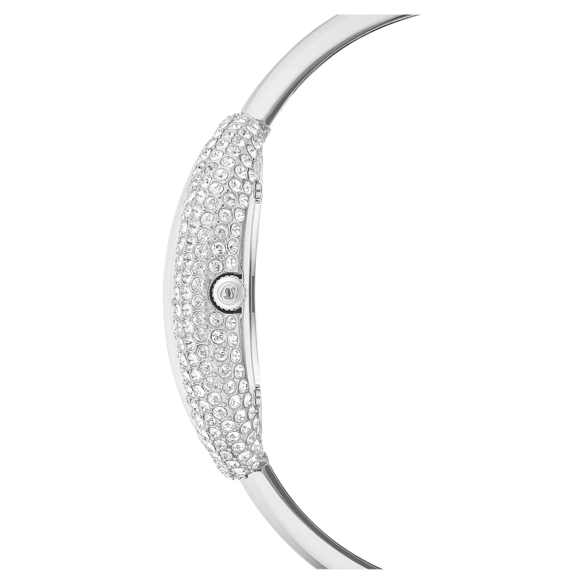 Imber bangle watch Swiss Made, Metal bracelet, Silver tone, Stainless steel - Image 5