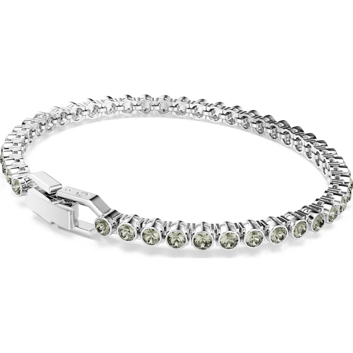Imber Emily Tennis bracelet Round cut, Black, Rhodium plated - Image 5