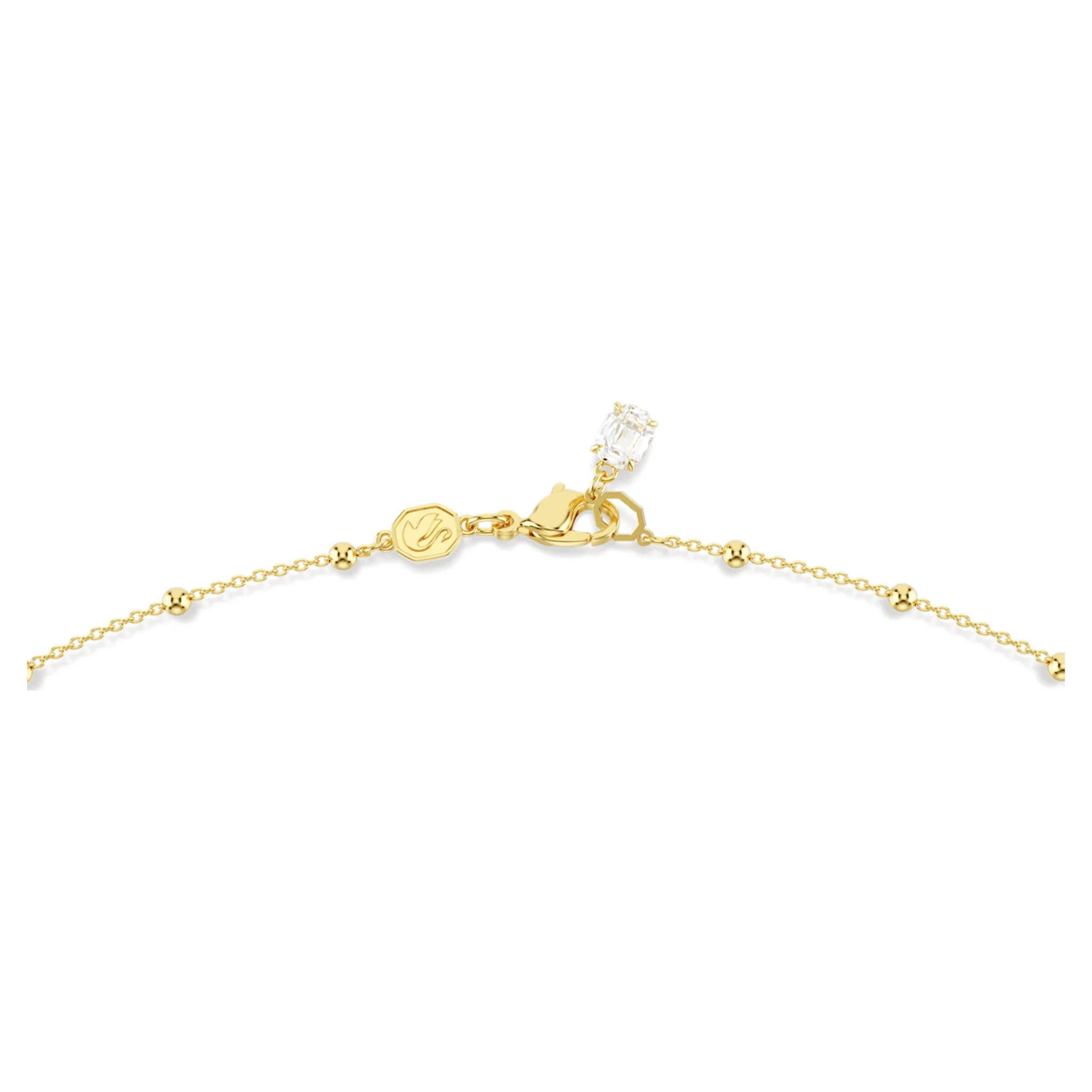 Imber strandage Round cut, White, Gold-tone plated - Image 3