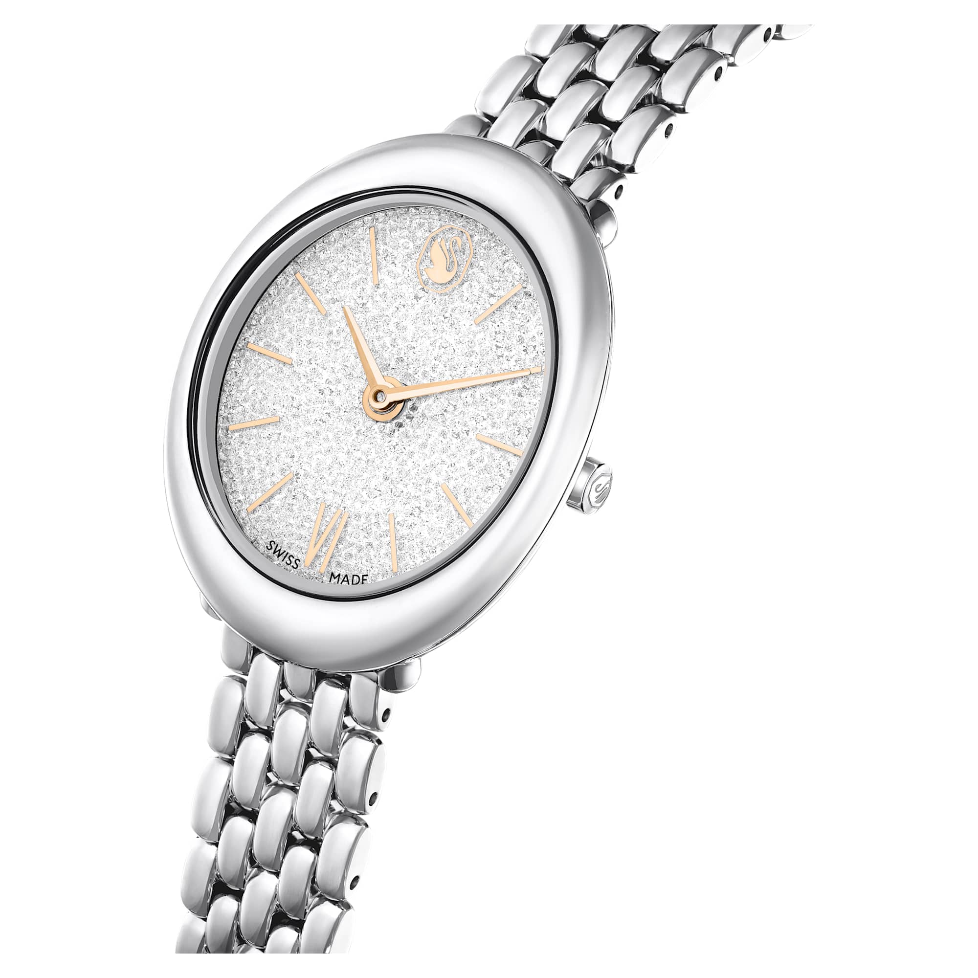 Imber watch Swiss Made, Metal bracelet, Silver tone, Stainless steel - Image 4