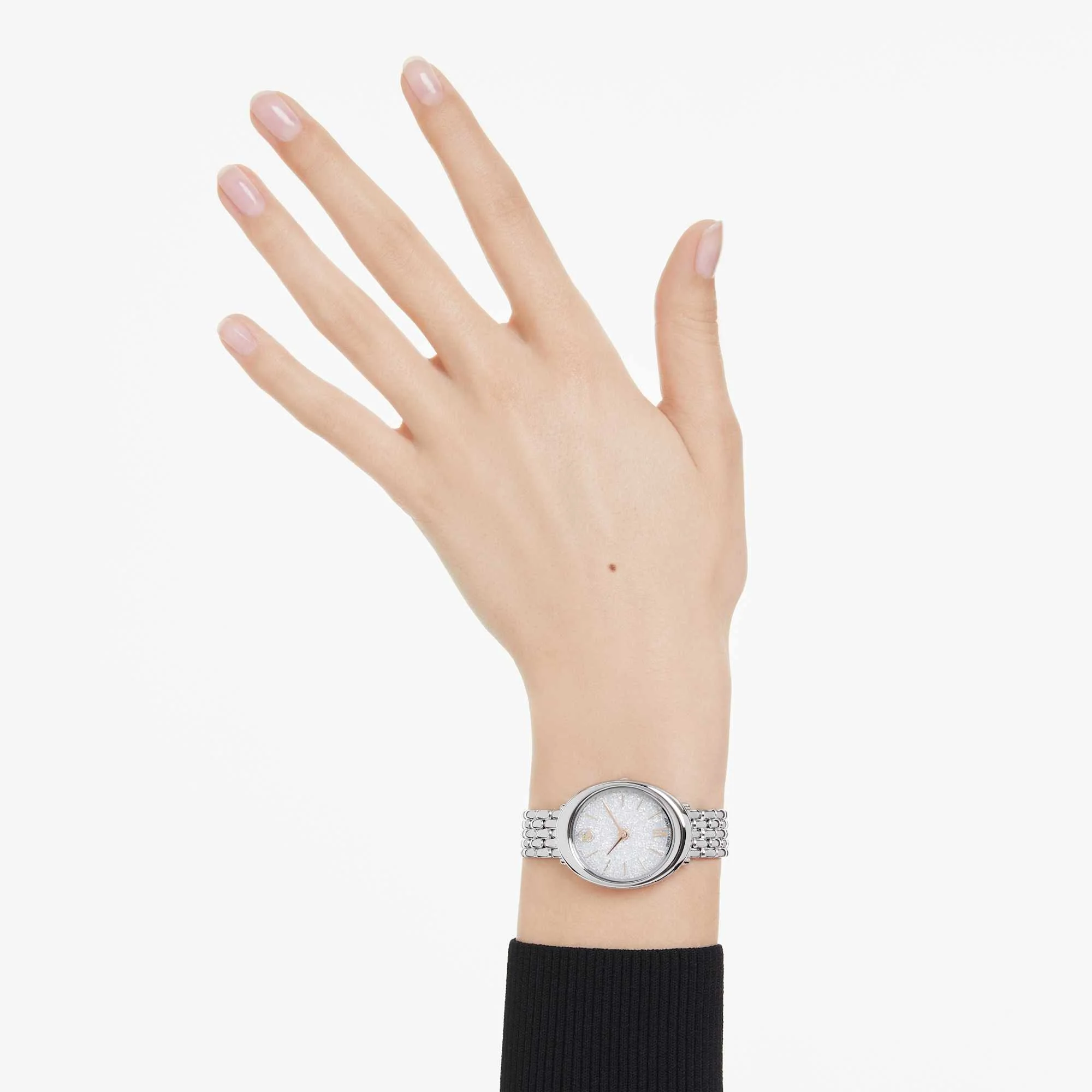 Imber watch Swiss Made, Metal bracelet, Silver tone, Stainless steel - Image 8