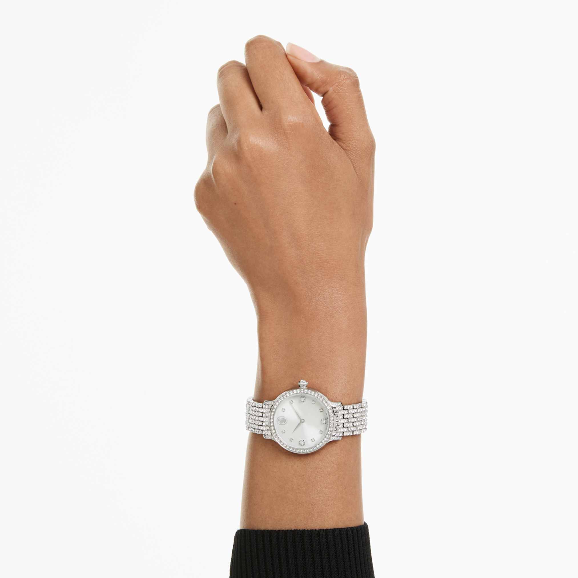 Imber watch Swiss Made, Metal bracelet, Silver tone, Stainless steel - Image 8