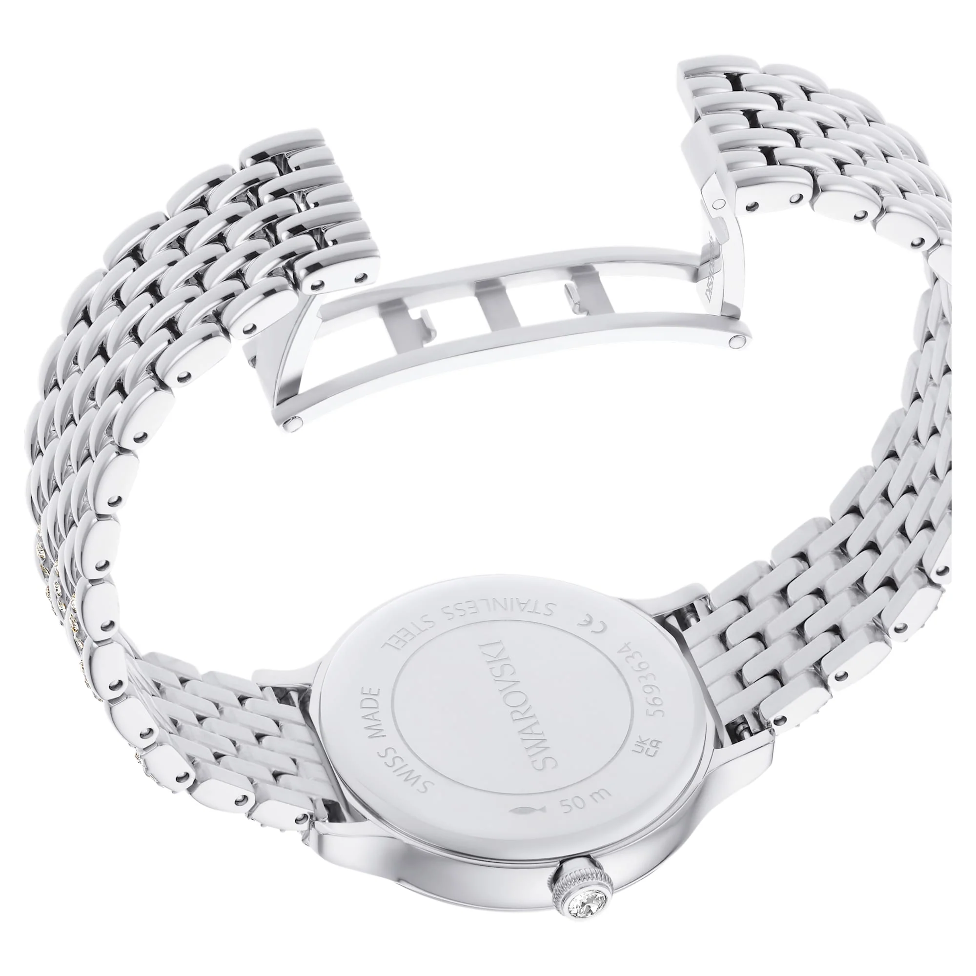 Imber watch Swiss Made, Metal bracelet, Silver tone, Stainless Steel - Image 6