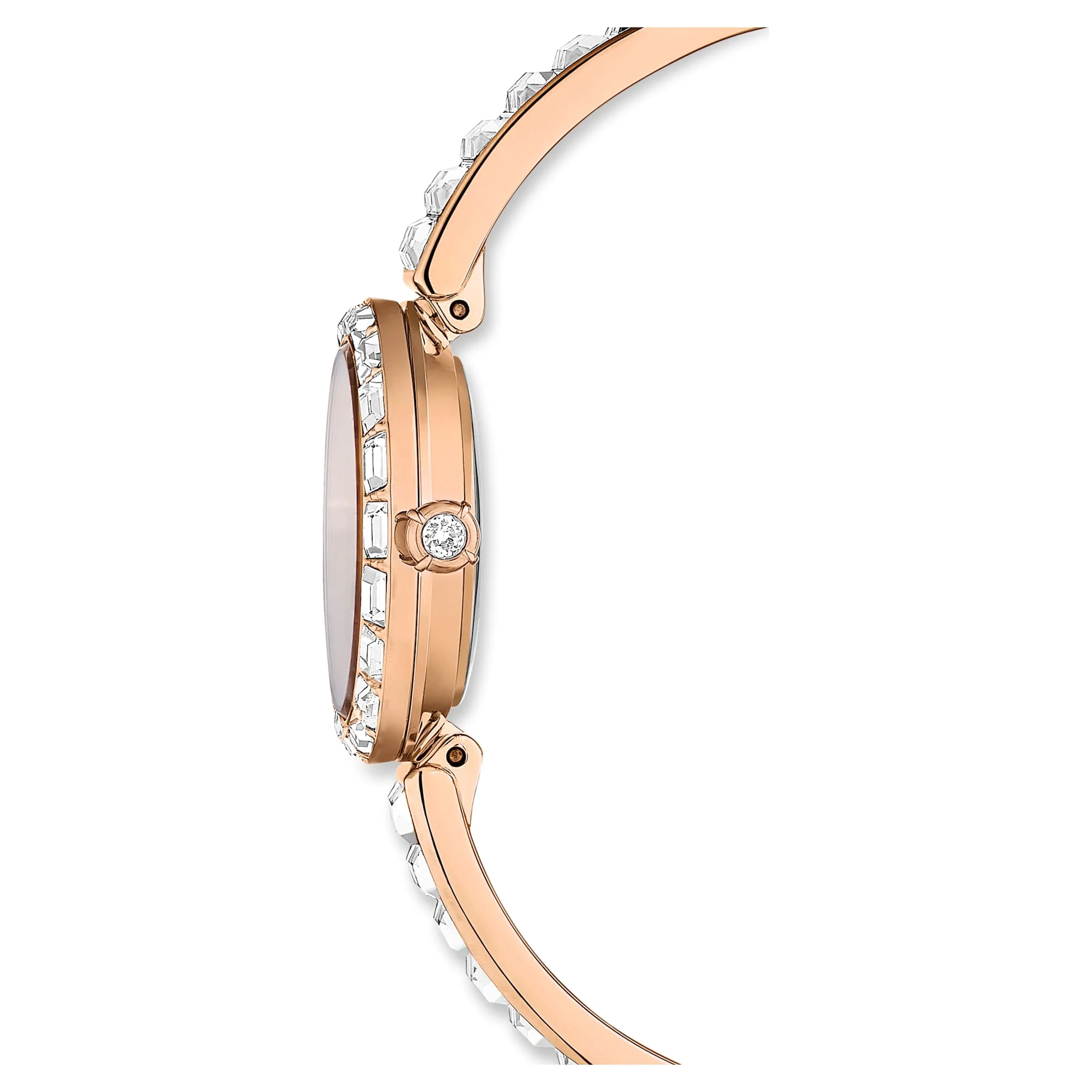 Matrix Bangle watch Swiss Made, Crystal bracelet, Rose gold tone, Rose gold-tone finish - Image 5